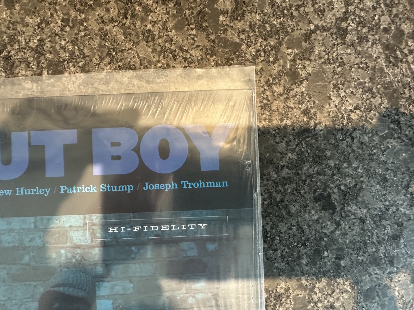 Fall Out Boy Take This To Your Grave Vinyl Translucent Blue 2009 in Shrink Hype