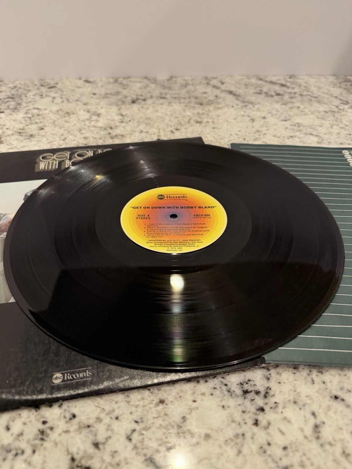 Bobby Bland Get On Down With Bobby Bland Vinyl LP ABC Records 1975 33 RPM ABCD-…