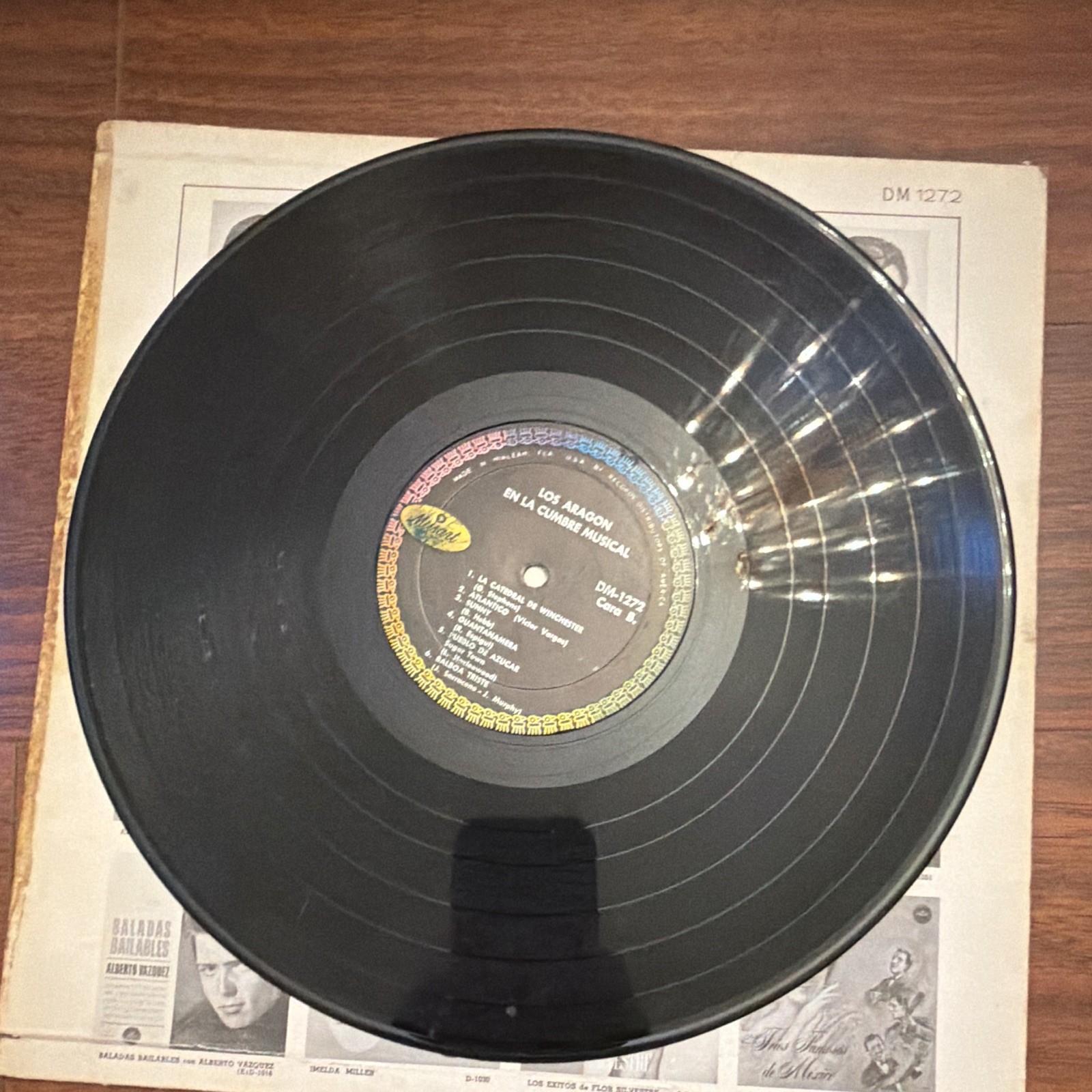 Los Aragon En La Cumbre Musical Musart 12″ Vinyl LP Latin Spanish