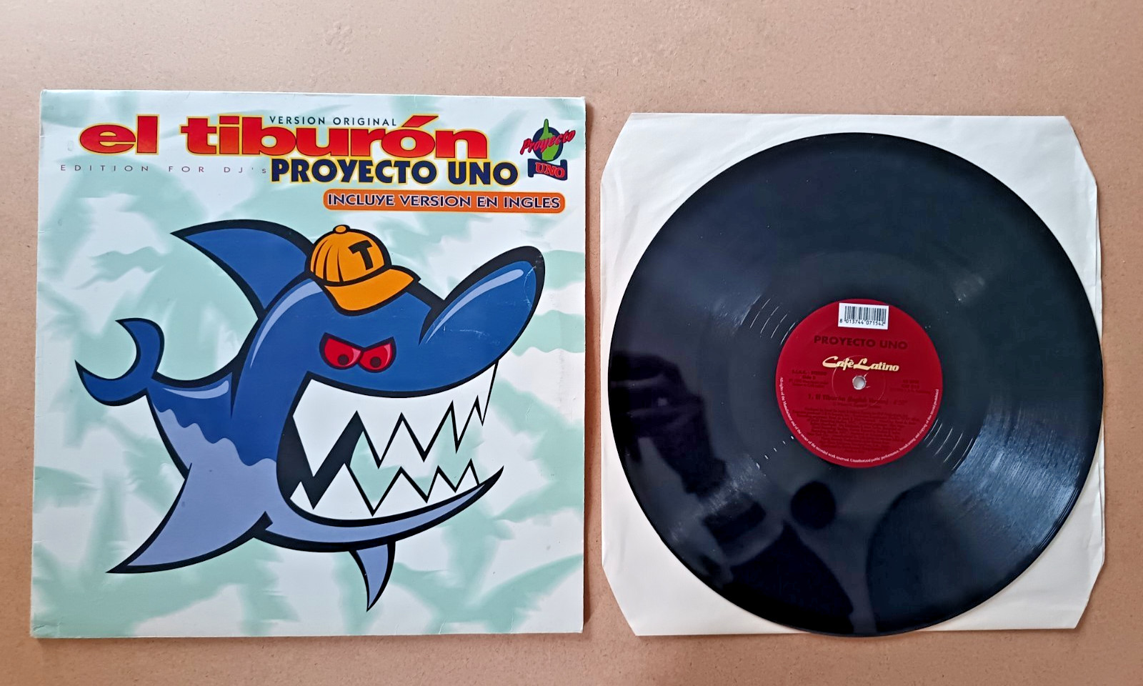 5494 LP 33 GIRI PROYECTO UNO EL TIBURON EDITION FOR DJ’S CAF015 ITALY DISCRETO