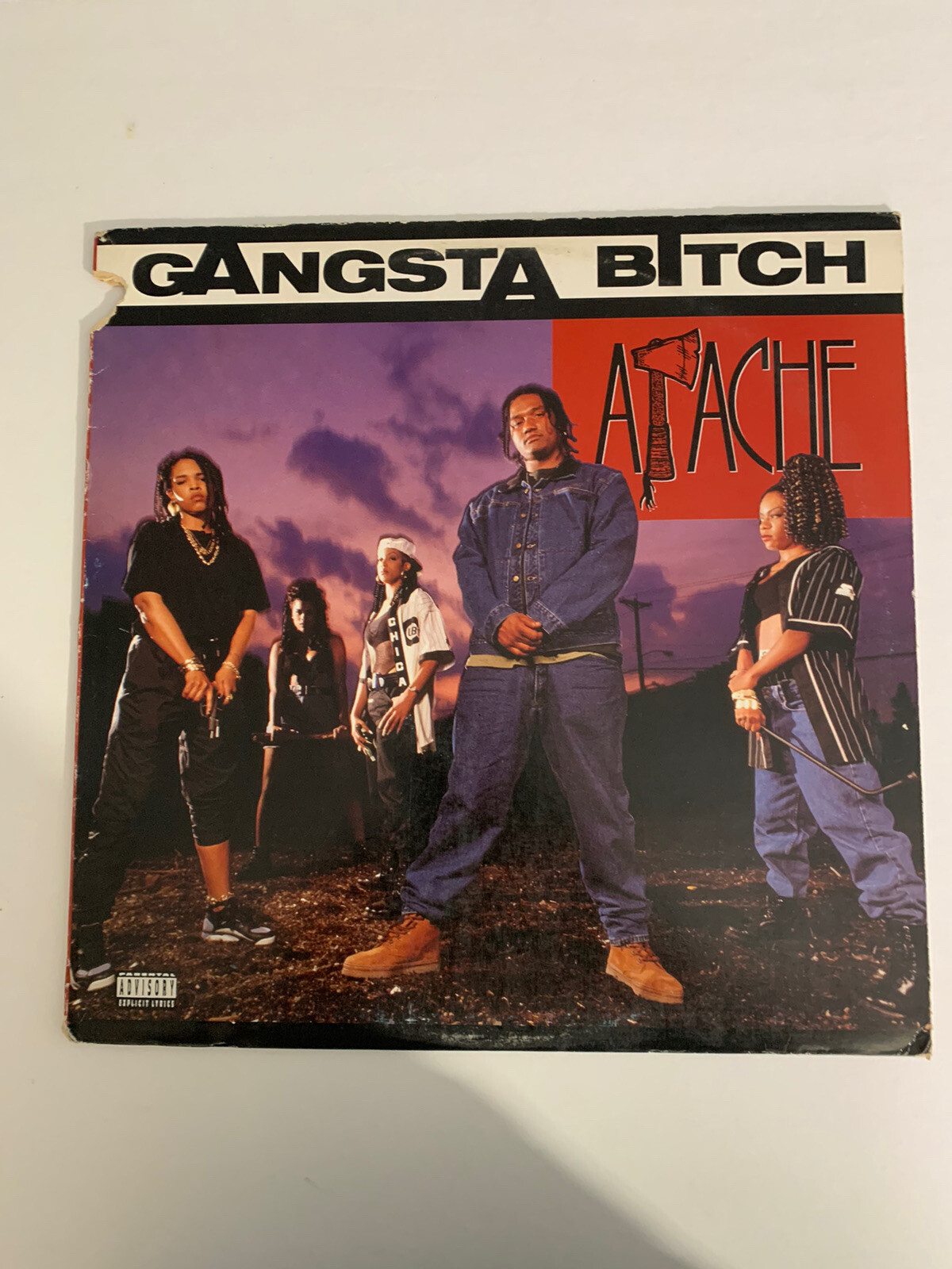 APACHE GANGSTA BITCH-12” (1992) Tommy Boy Music