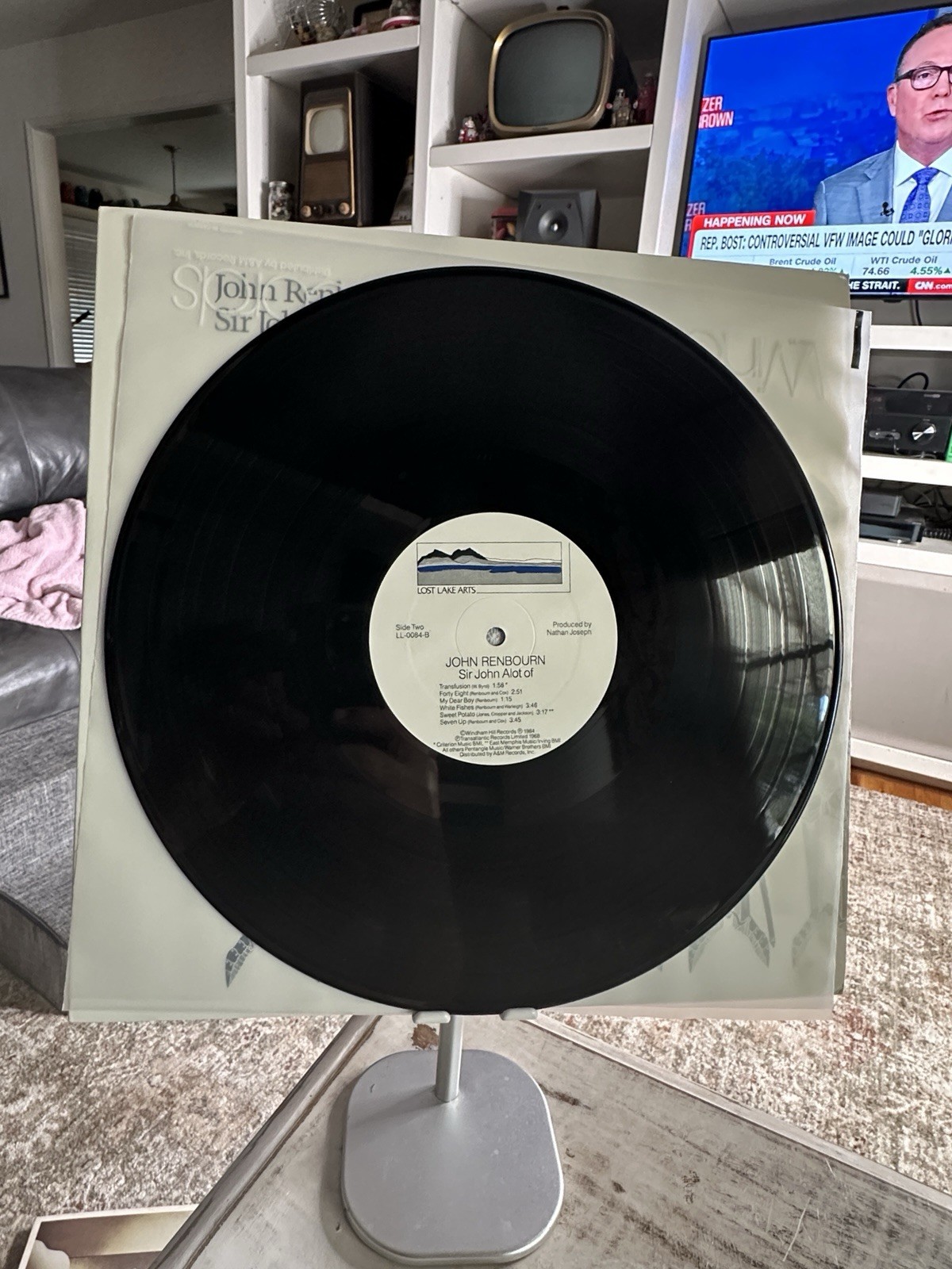 John Renbourn – Sir John Alot Of Merrie EX/VG 1984 Ultrasonic Clean Vinyl