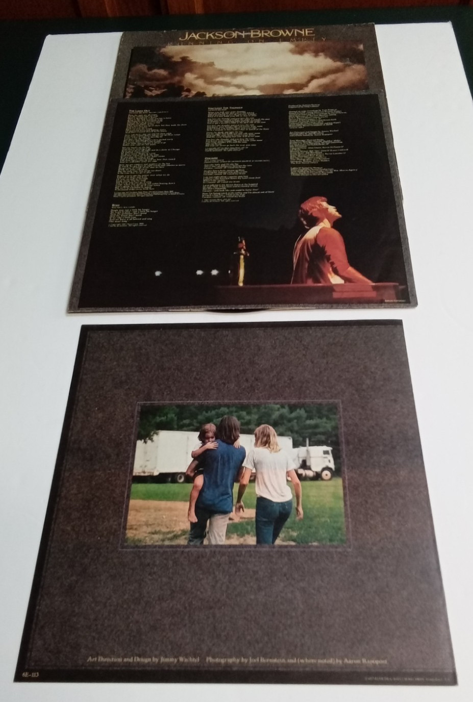 Jackson Browne-Running on Empty 1977 Vinyl LP w/Booklet PRC Compton CA Press VG+