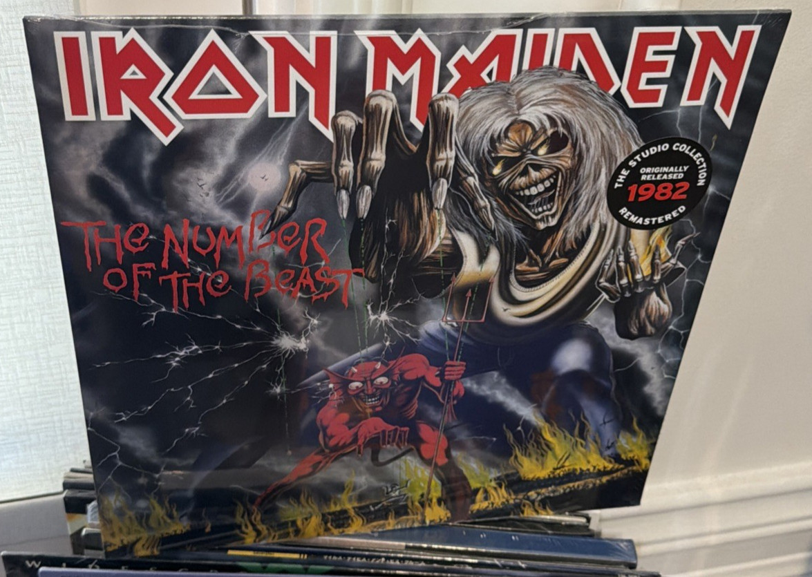 Iron Maiden – The Number of the Beast 2015 Remaster Vinyl Record LP Sealed New