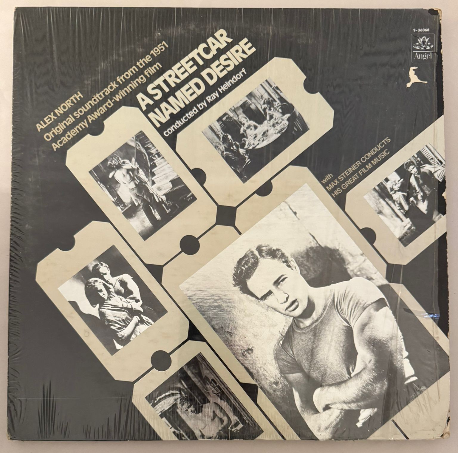 ALEX NORTH / RAY HEINDORF – A STREETCAR NAMED DESIRE – VINYL LP S36068 VG+ – A8