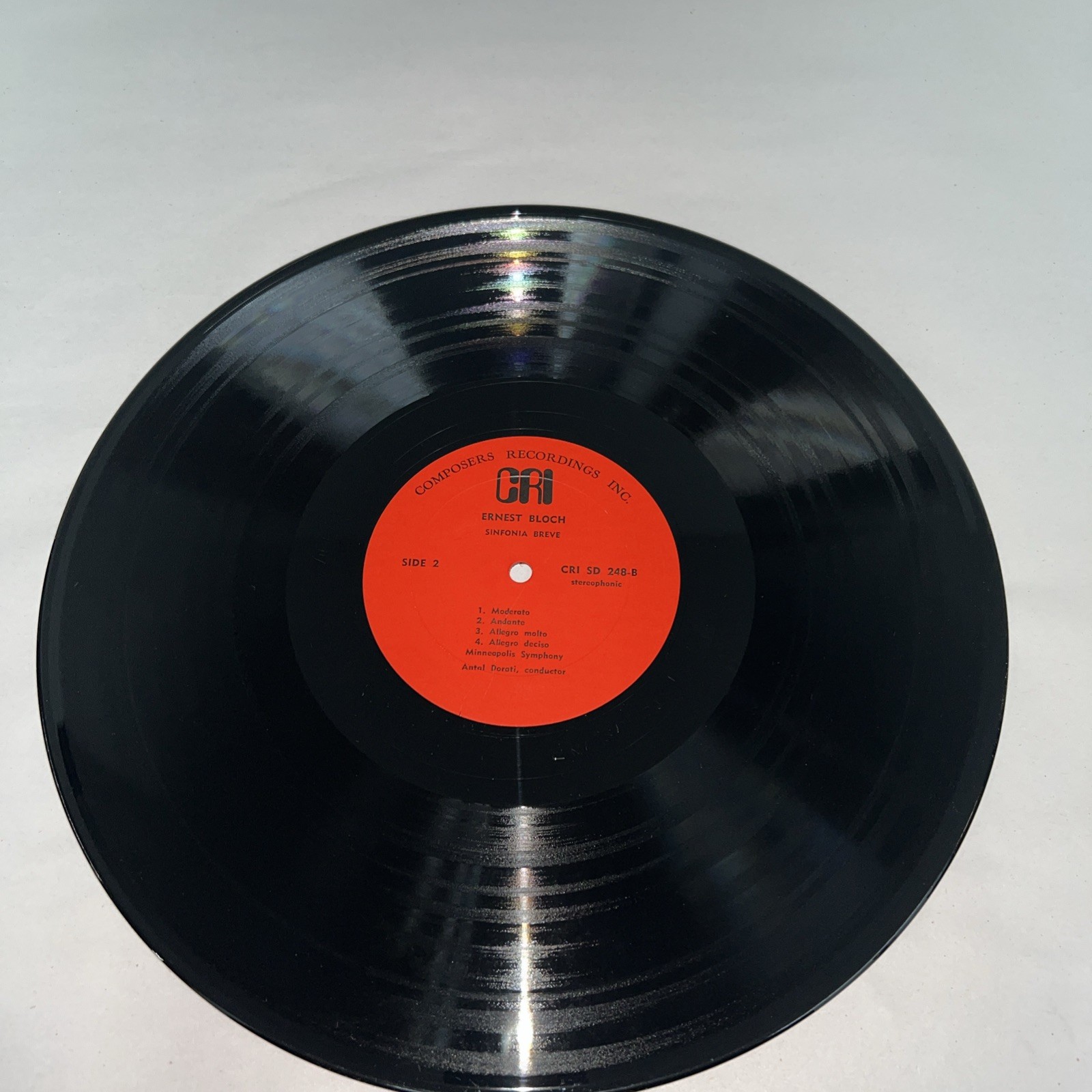 Serge Koussevitzky / Ernest Bloch, Gary Karr – Double Bass Concerto / Sinfonia B