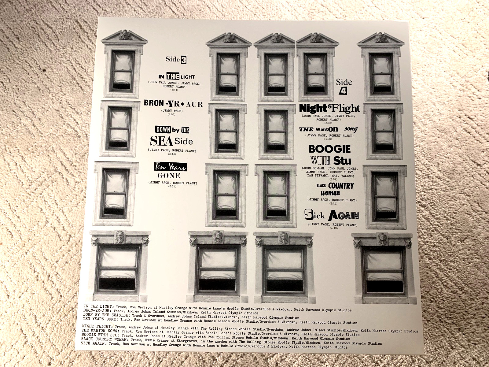 Led Zeppelin, “Physical Graffiti,” 2005 Classic Records 200g, Near Mint