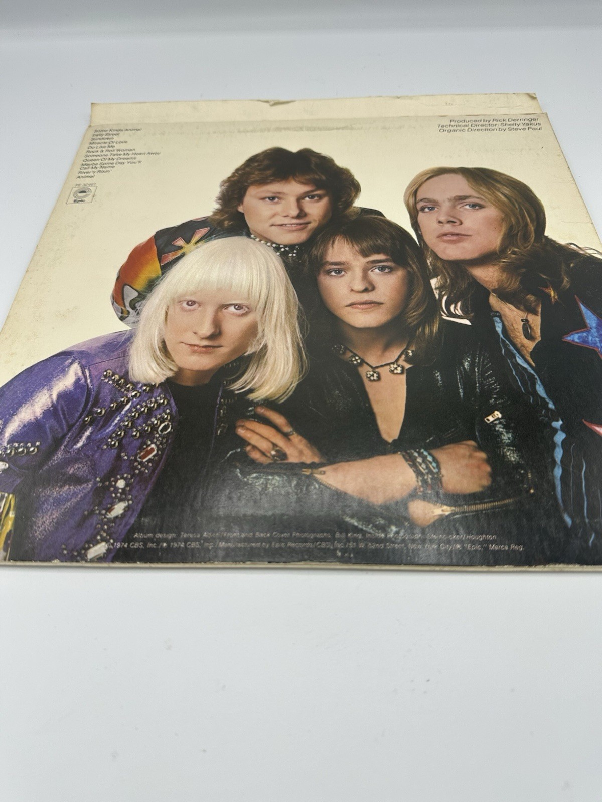 THE EDGAR WINTER GROUP SHOCK TREATMENT (VG+) PE-32461 LP VINYL RECORD