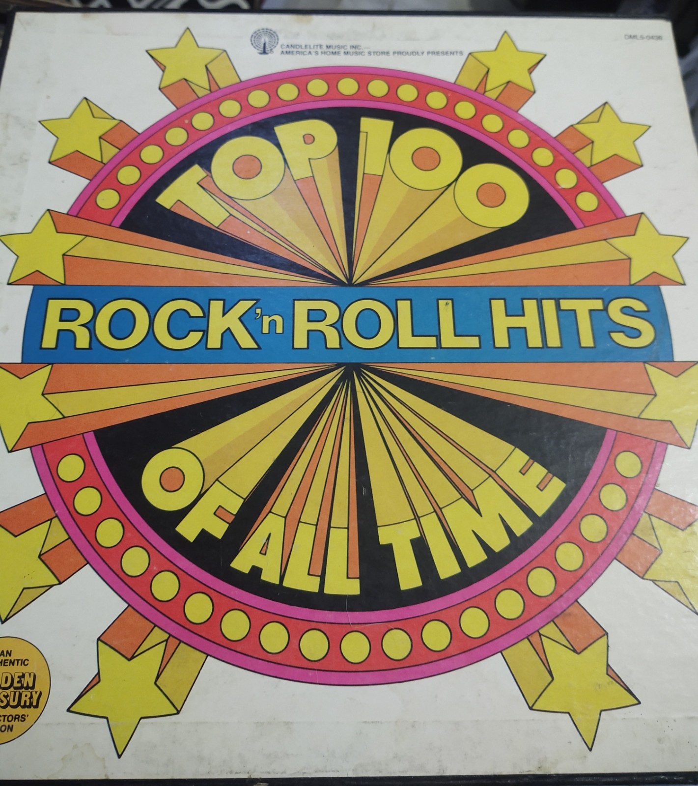 TOP 100 ROCK ‘N ROLL HITS OF ALL TIME RCA DML5-0436 COLLECTOR’S SET VINYL (USED)