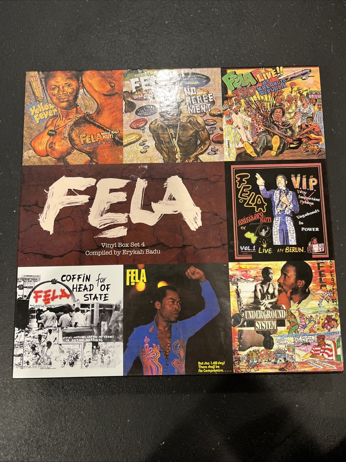 Fela Kuti Vinyl Box Set 4 – LP, Album, RE + LP, Album