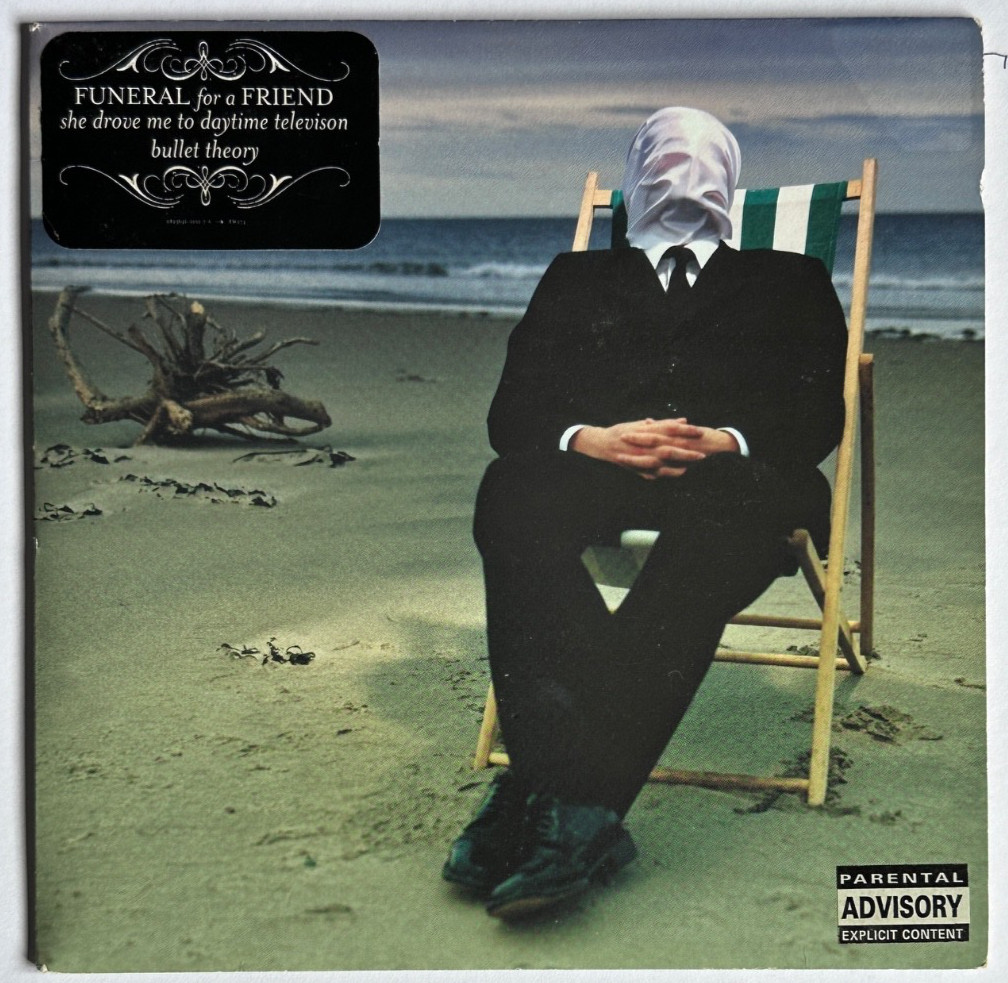 FUNERAL FOR A FRIEND – She Drove Me To Daytime Television. 7″ Blue Vinyl. New