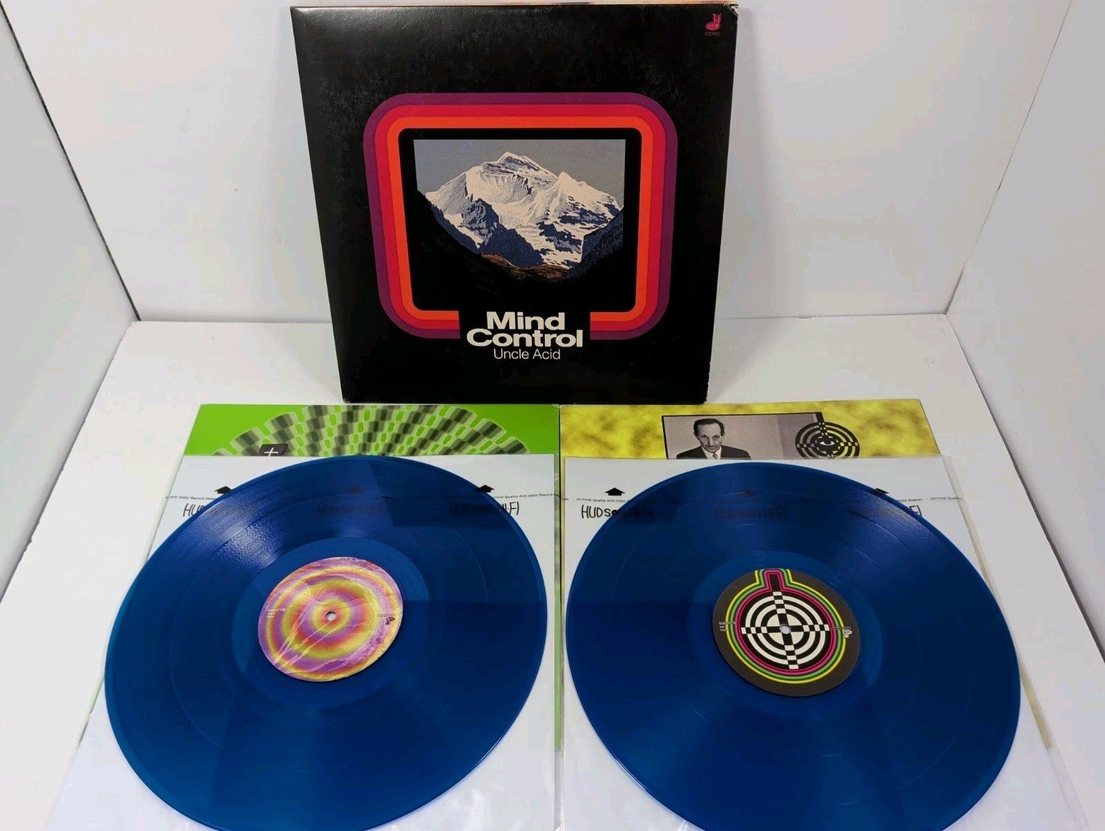 Uncle Acid- Mind Control 2 LP Blue Vinyl 1st Press Rise Above Records