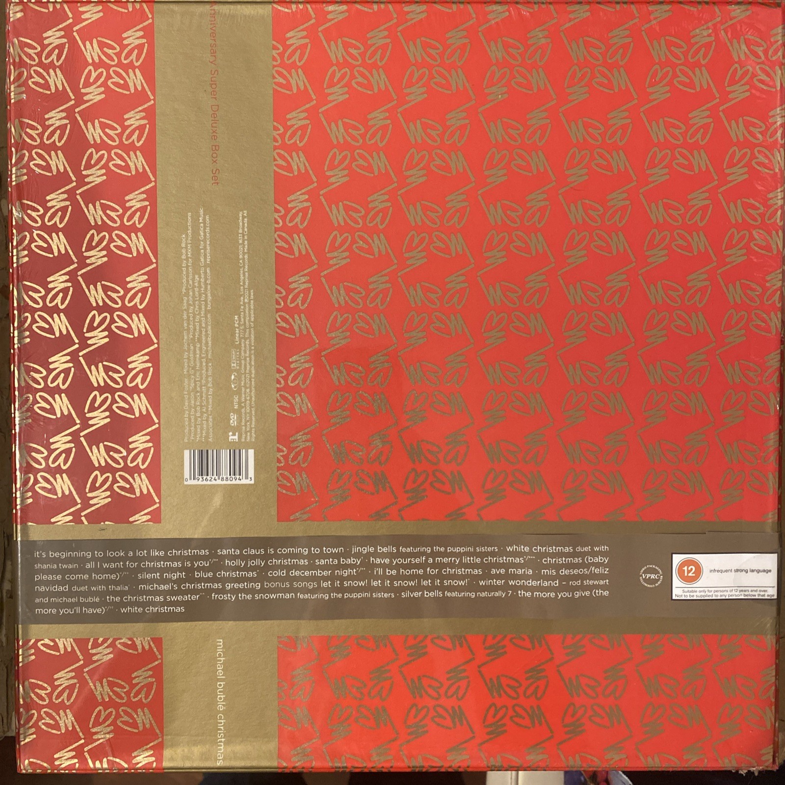Michael Bublé – Christmas 10th Anniversary Super Deluxe Box Vinyl 2CD DVD SEALED