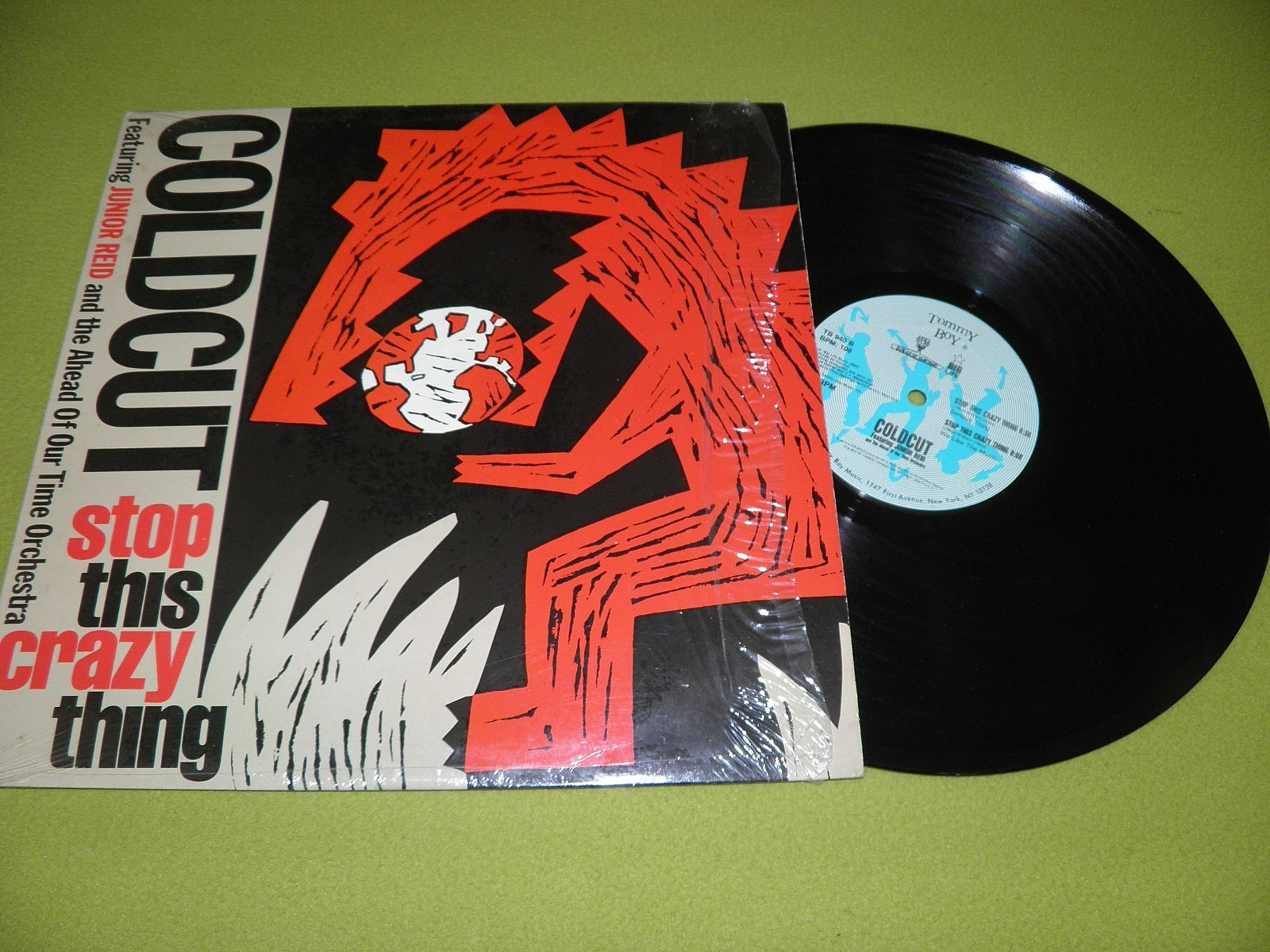 Coldcut – Stop This Crazy Thing 1989 USA – 12″ Vinyl Junior Reid Adrian Sherwood
