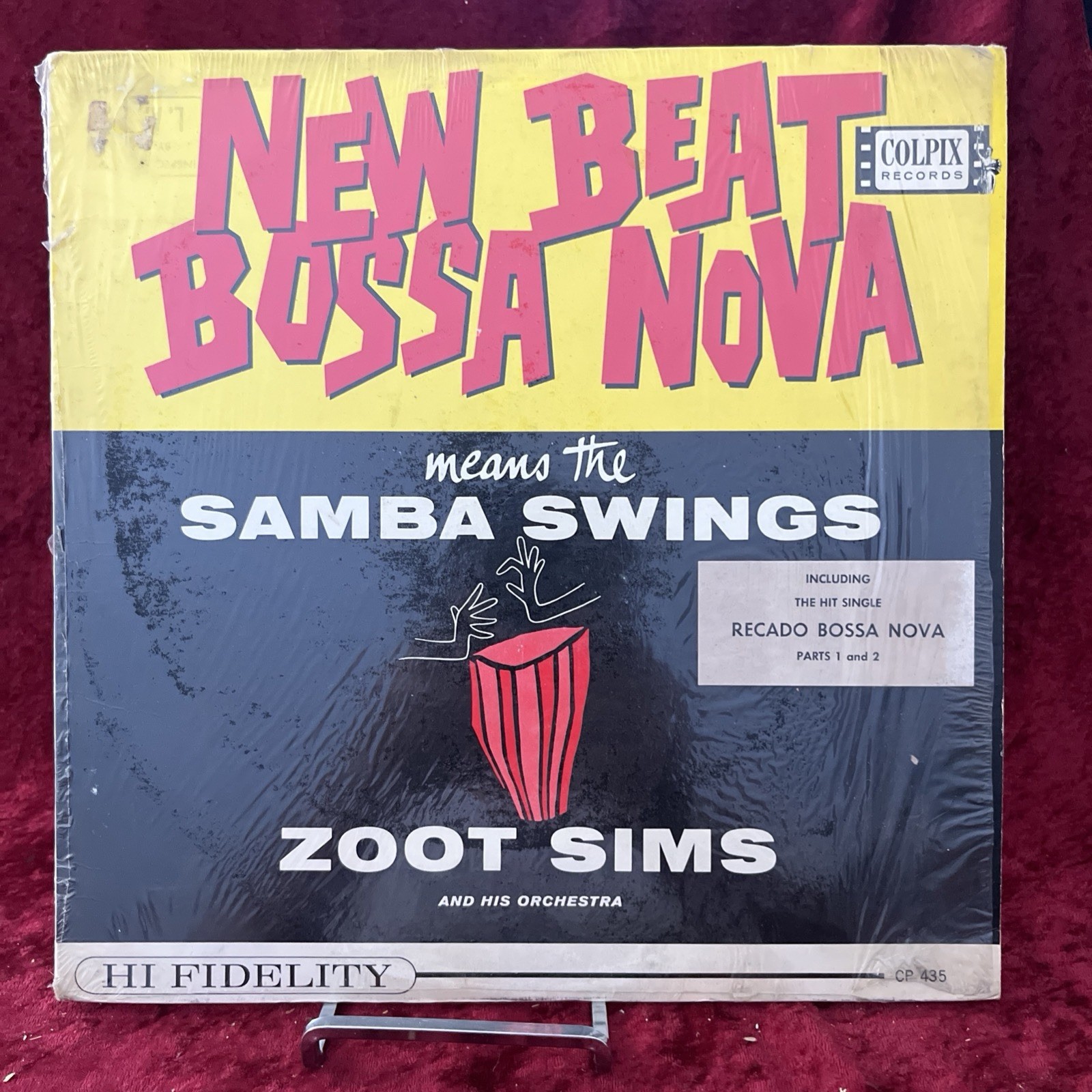 Jazz Lp Zoot Sims “New Beat Bossa Nova” On Colpix 435 Mono Mint-