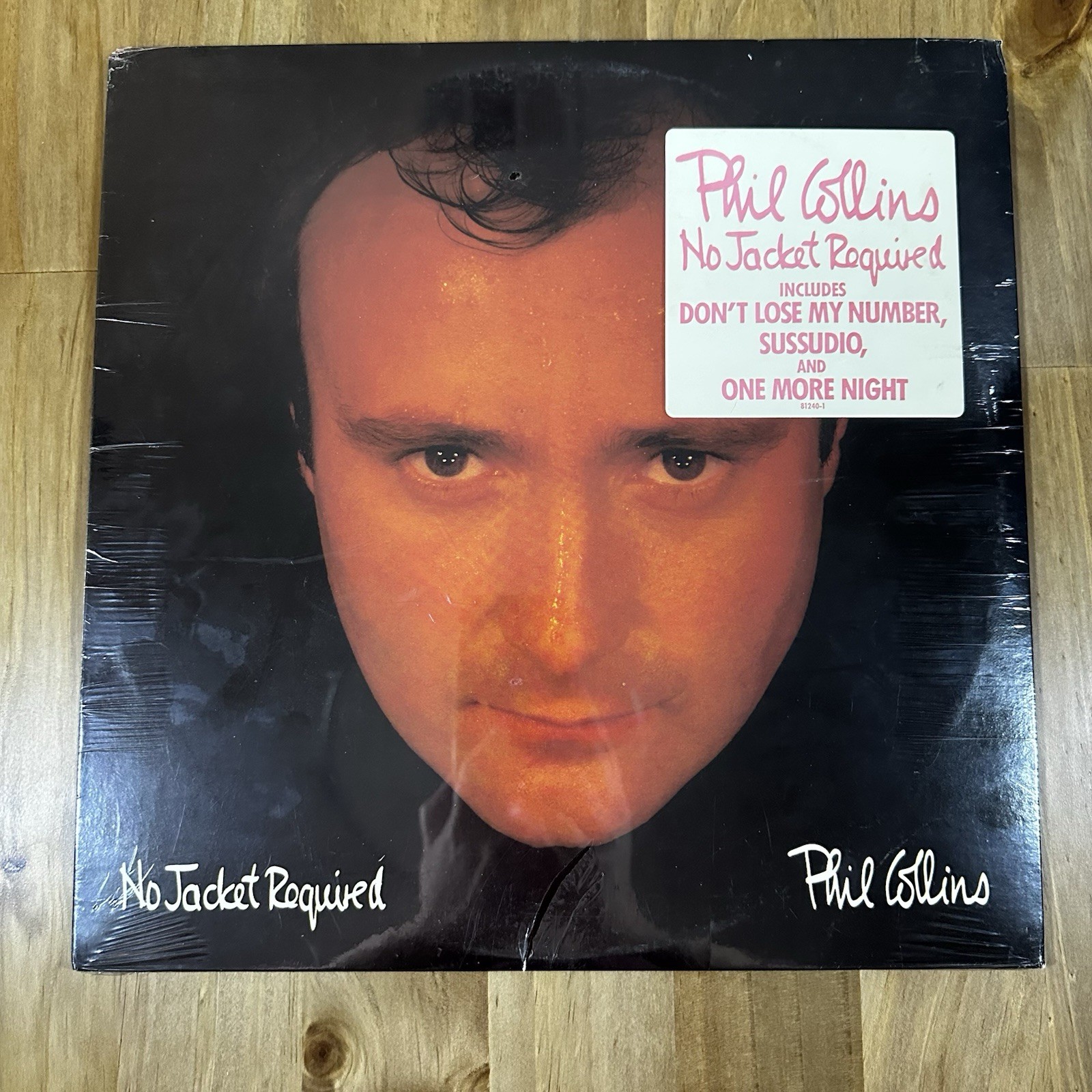 LP SEALED – Phil Collins – No Jacket Required — US 1985