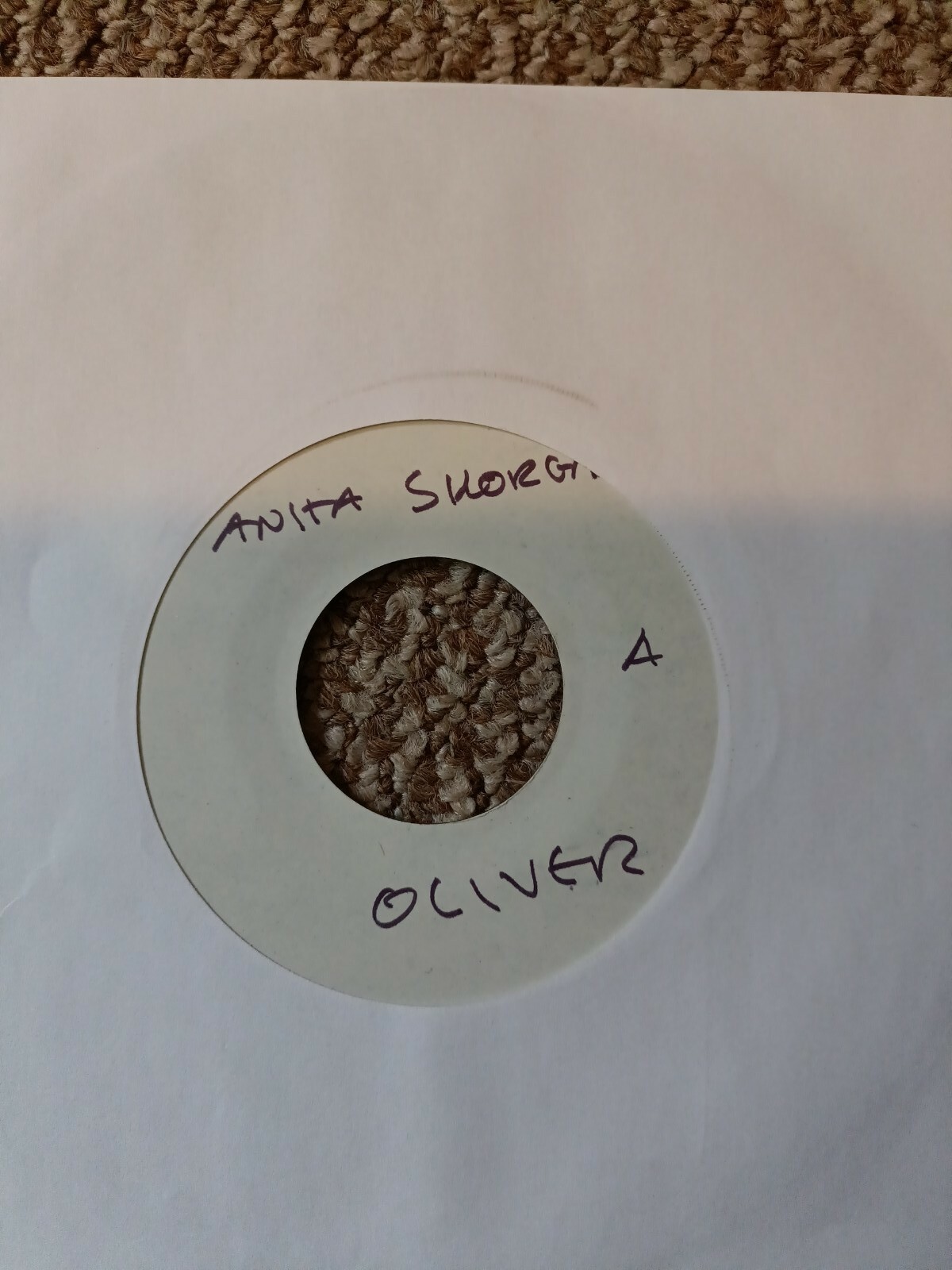 EUROVISION NO79 ANITA SKORGAN WHITE LABEL TEST PRESSING 7″