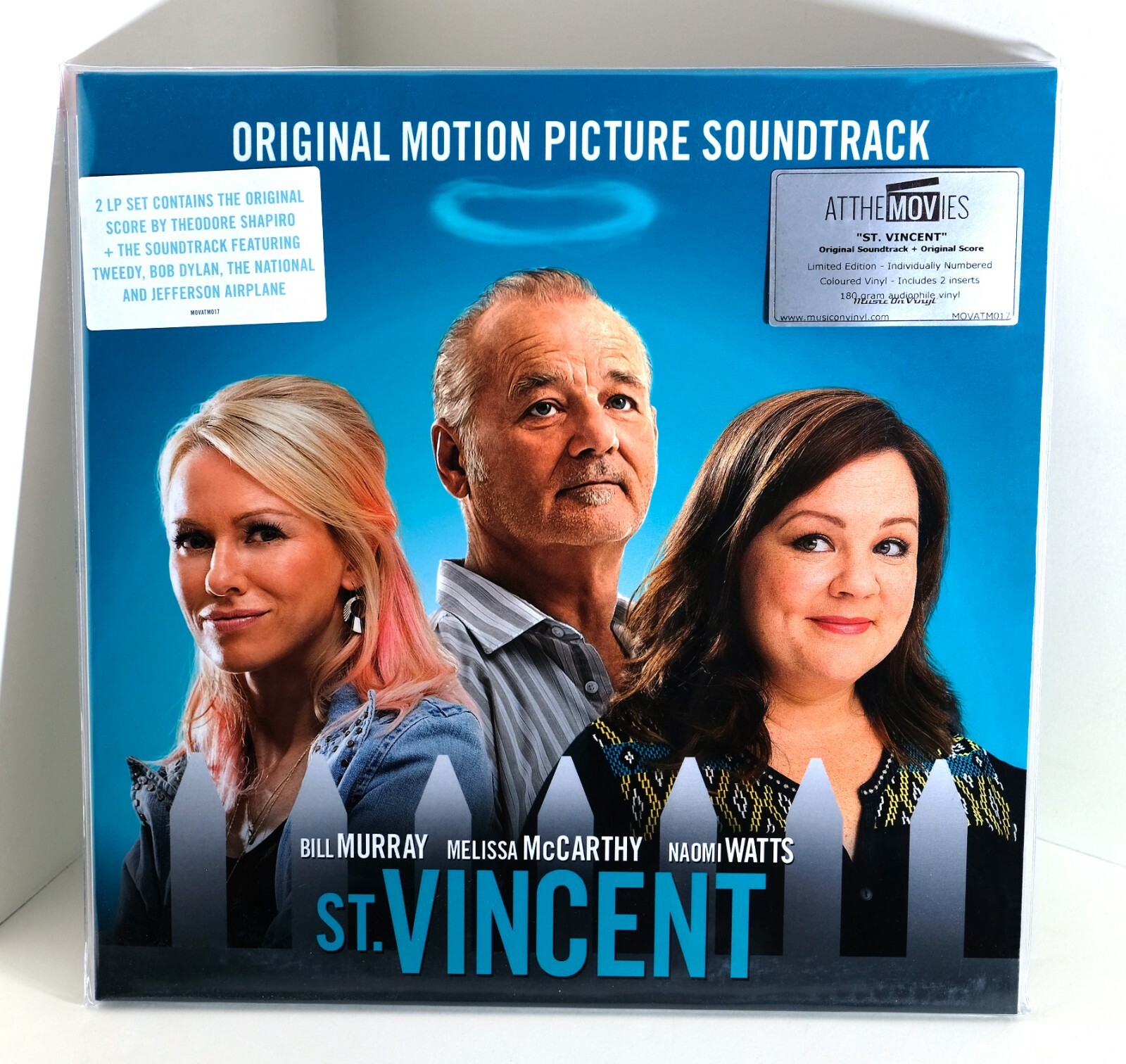 St. Vincent OST 180-gram BLUE COLOR VINYL 2xLP Numbered Theodore Shapiro Tweedy
