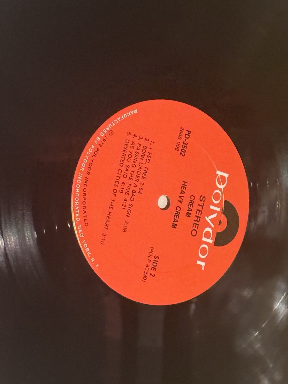 Cream Heavy Cream 2LP 1972 Polydor PD-3502 Monarch Press MINT Unplayed
