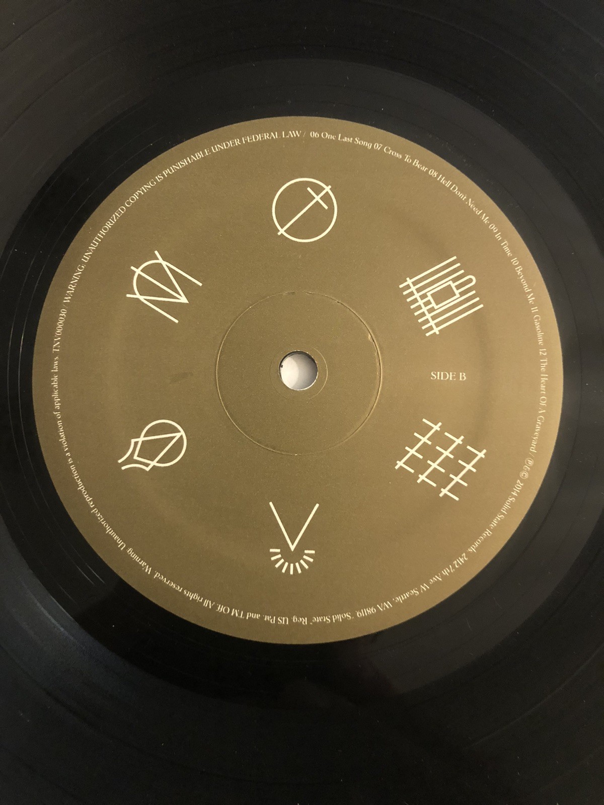 Demon Hunter Extremist Original 2014 LP Black Vinyl Record Solid State Very Good