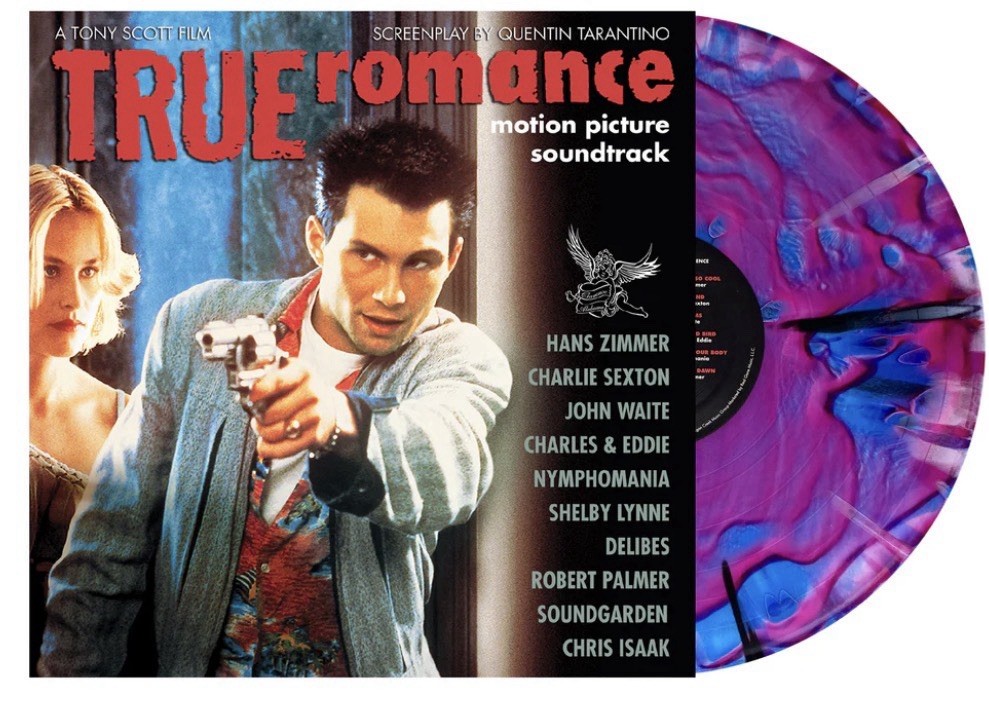 True Romance Soundtrack Purple & Blue Quasar Web Exclusive Vinyl LP NEW /100
