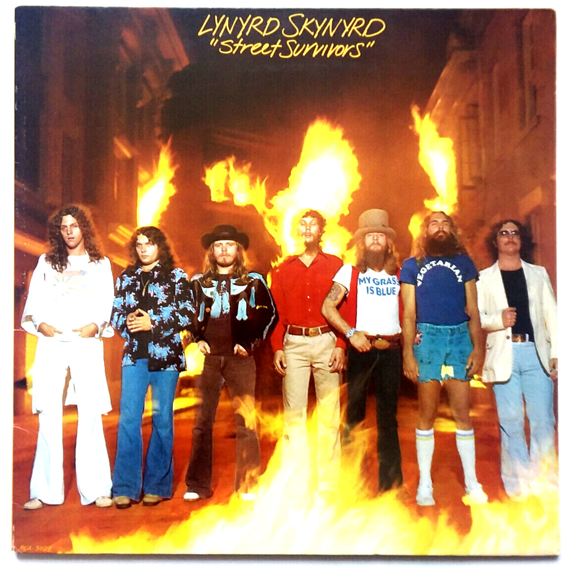 LYNYRD SKYNYRD – Street Survivors – Vinyl LP 1977 MCA-3029 Master Flames Banned