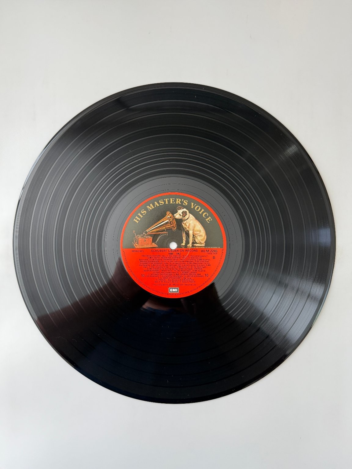 Schubert Lieder on Record 12″ LP Set 1982 Limited Edition EMI Classical 33RPM