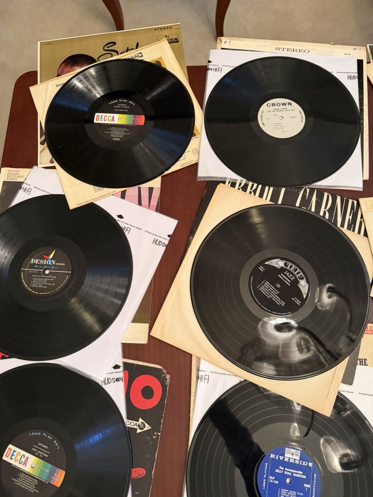 24 Vintage Jazz LP Record Lot Ellington Armstrong Nat King Cole Ramsey Lewis