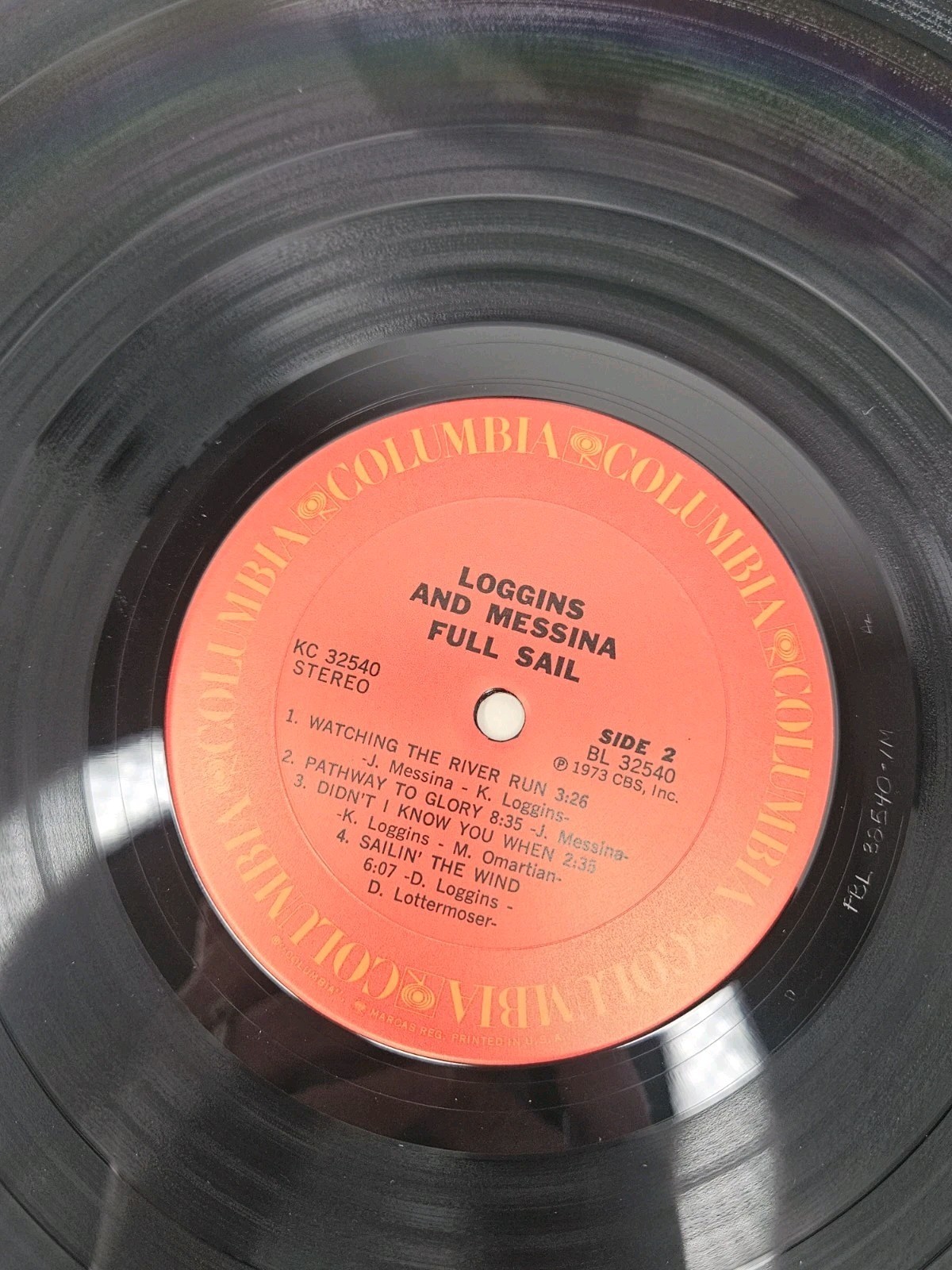 Loggins And Messina- Full Sail EX/VG+ 1973 Vinyl Record Gatefold Lp