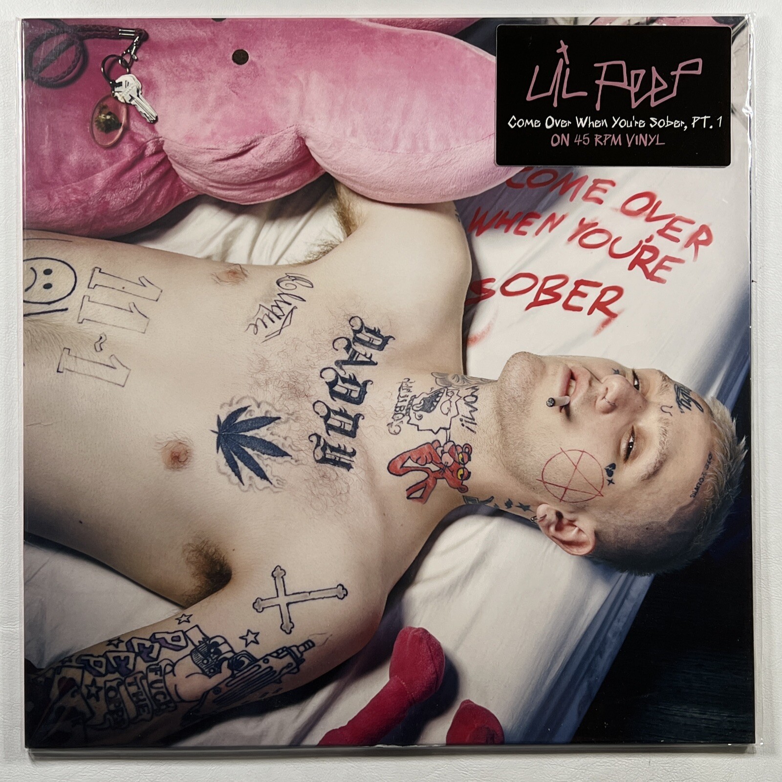 Lil Peep “Come Over When You’re Sober, Pt. 1” LP/AWAL (Sealed) Clear Pink 45RPM