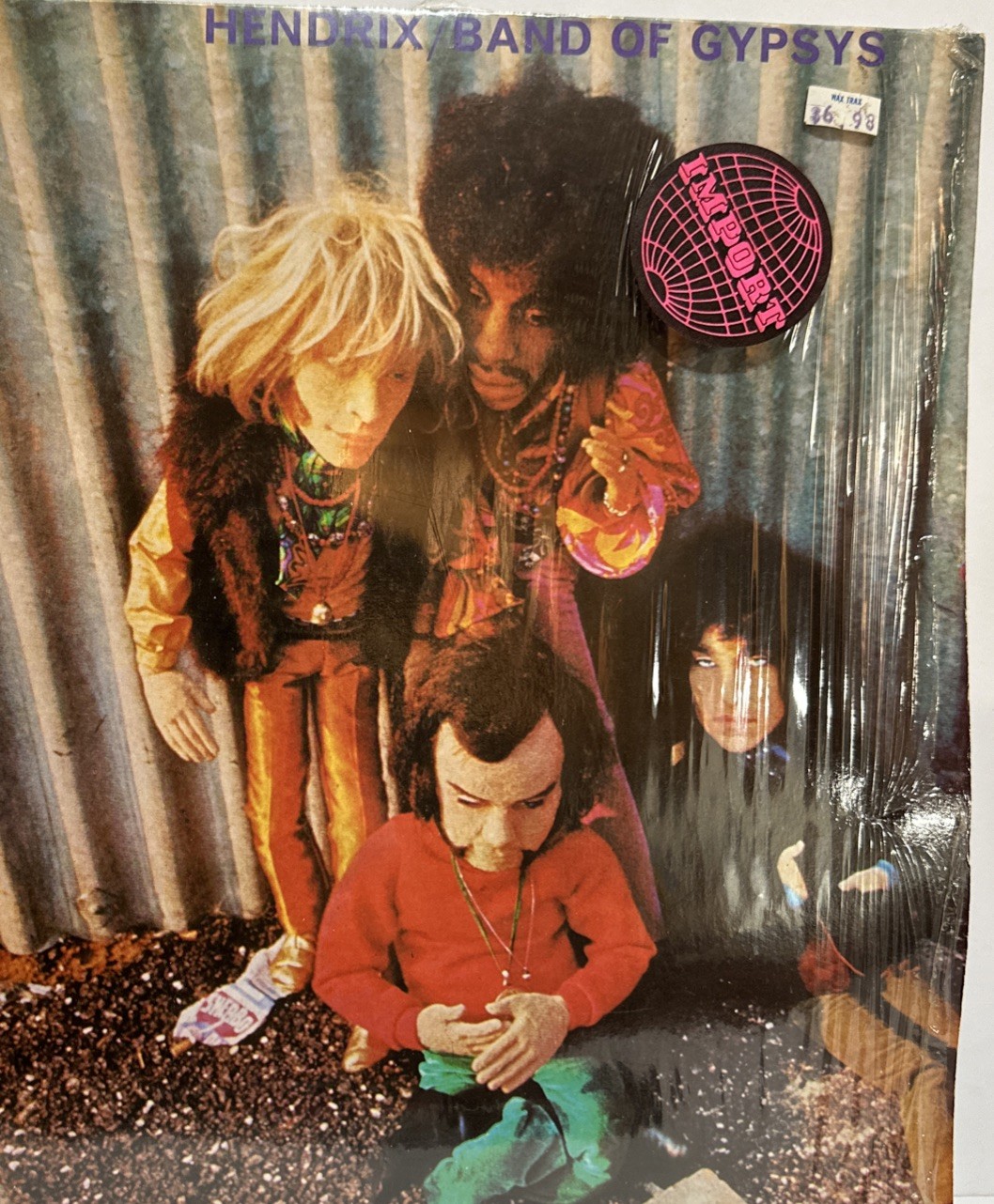 Jimi Hendrix– Band Of Gypsys (Purple Text) LP Australia Polydor – 2406 002