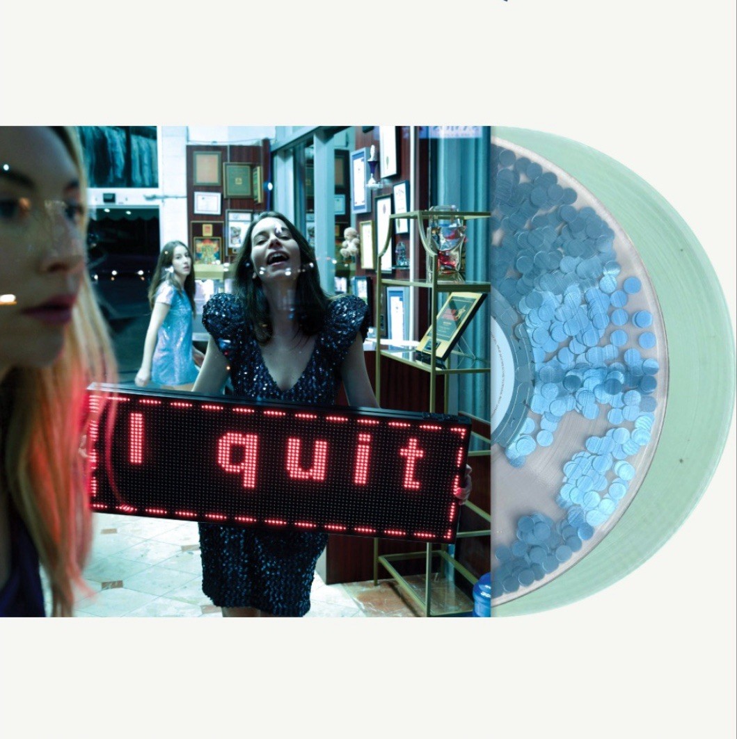 Haim-I Quit-Sequin Glitter Filled Vinyl+ Coke Bottle Clear LP-SOLD OUT-Bad World