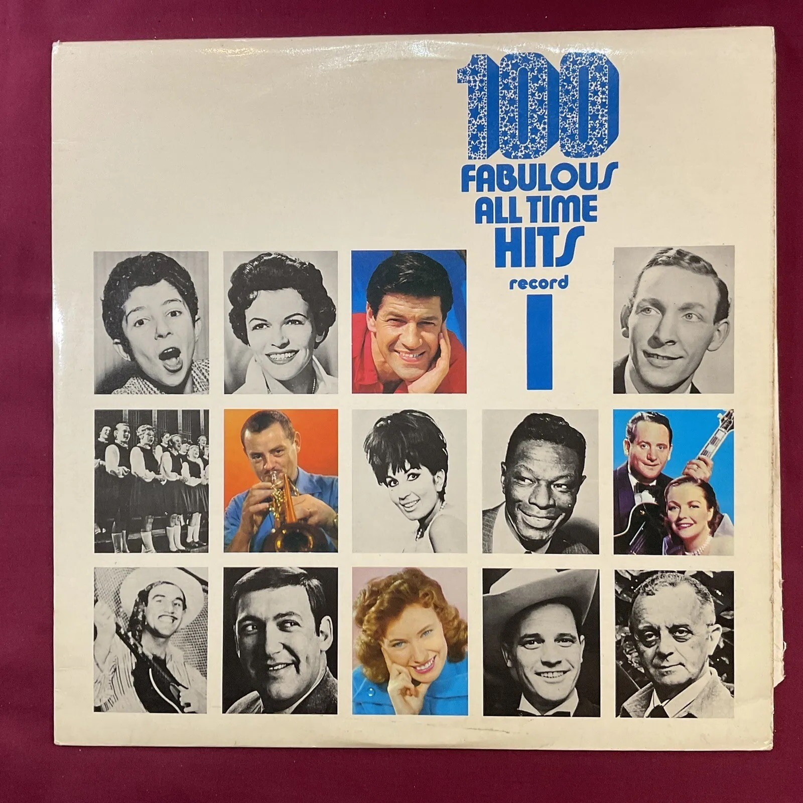 100 Fabulous All Time Hits Record 1, Vinyl LP 12” Album Record, Various Artists