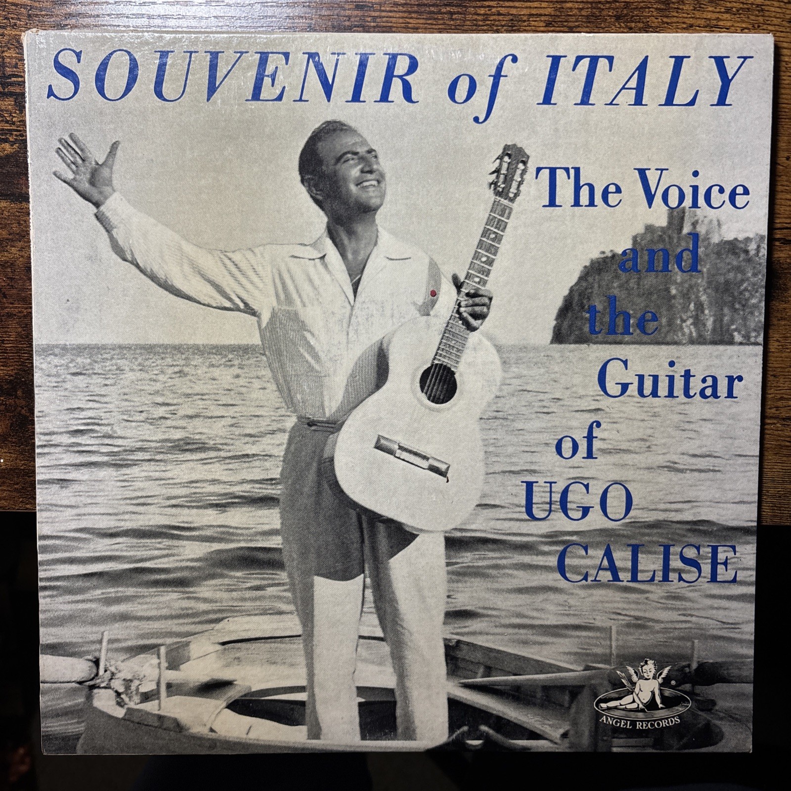 VG+ UGO CALISE- Souvenir Of Italy 1956 MONO LP ANG65027 Bx14