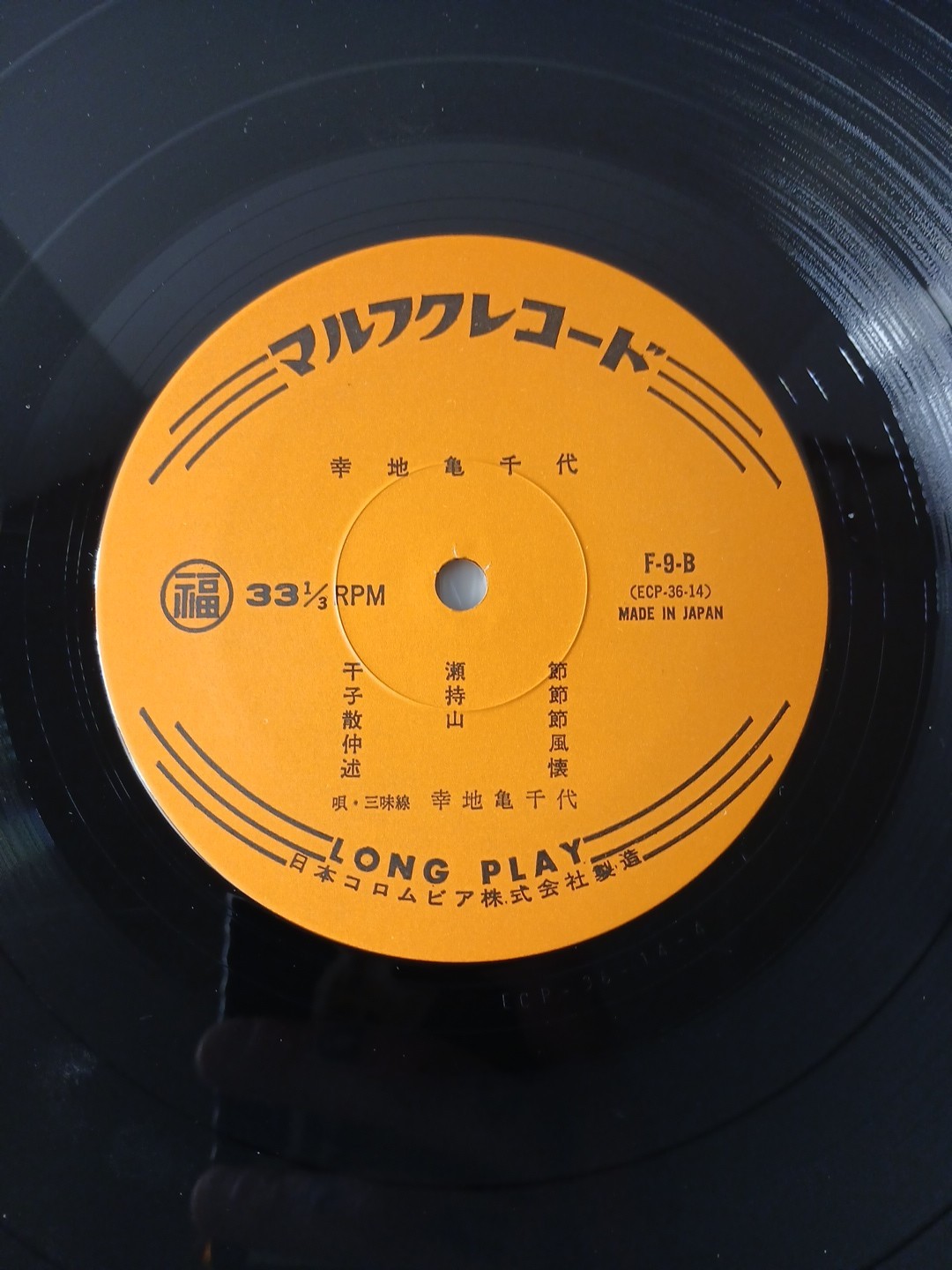 Unknown Japanese Vinyl Record LP