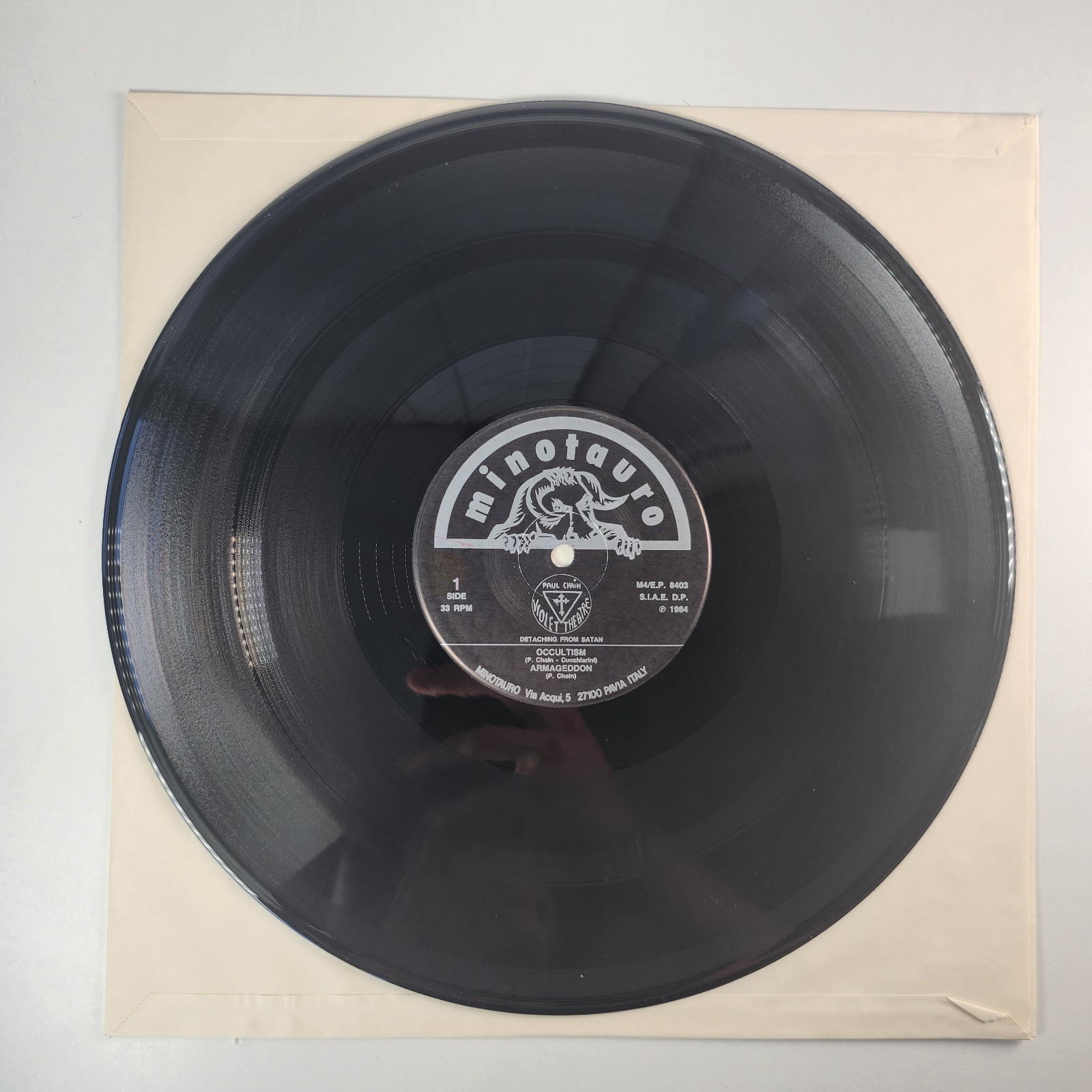 Paul Chain Violet Theatre – Detaching From Satan Vinile Lp 33 Giri RARO