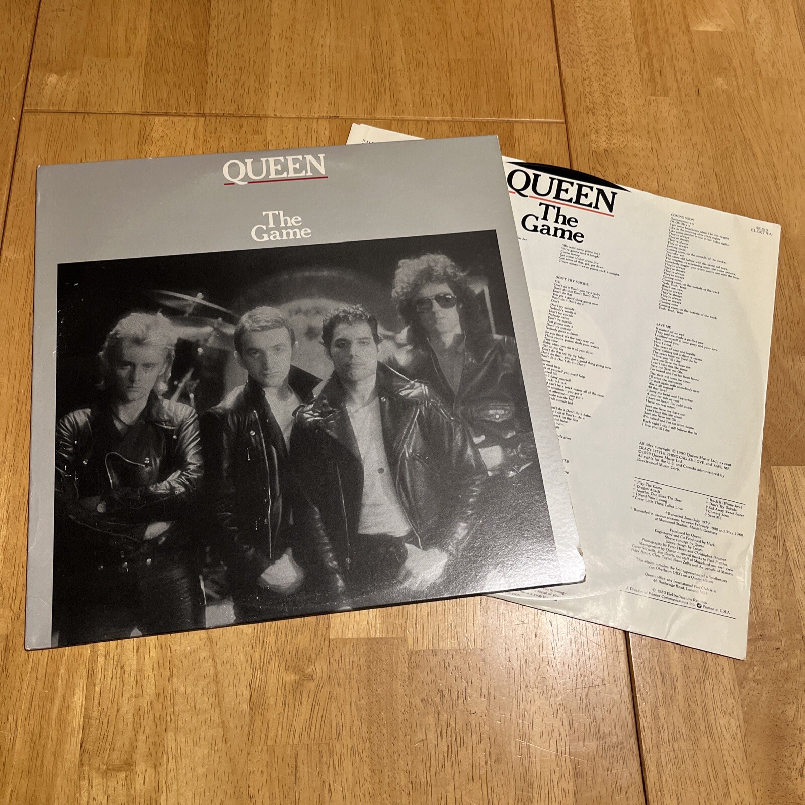 Queen – The Game 12” Vinyl LP US 1980 Original Pressing Electra 5E-513