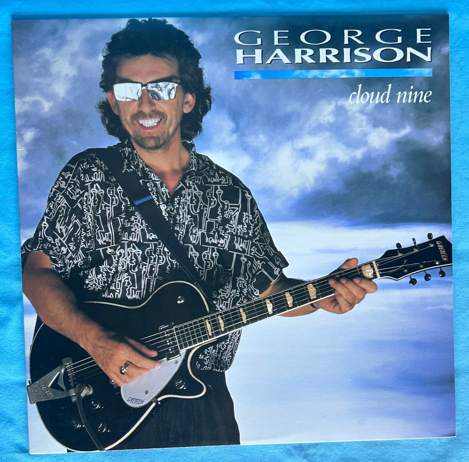 CLOUD NINE George Harrison 1987 LP Dark Horse Records 1-25643 1st Press VG+/EX