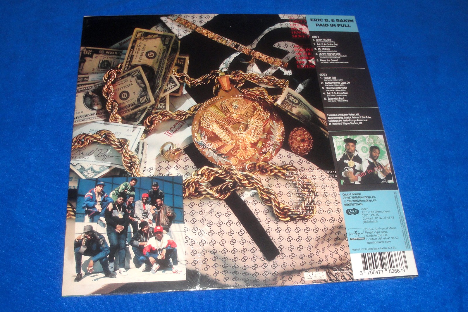 Eric B & Rakim PAID IN FULL Green Vinyl 12″LP SEALED/Turntable Lab/Is President