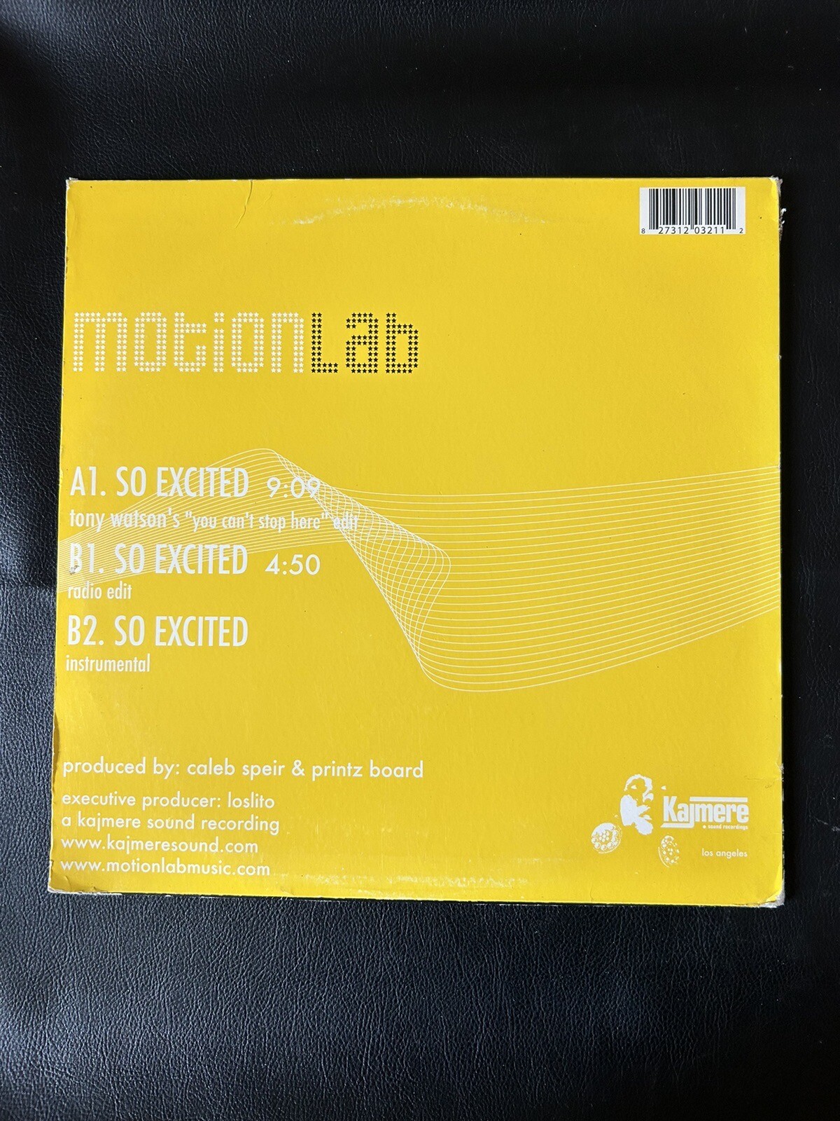 Motion Lab~So Excited~12″ SINGLE~Kajmere Sound~Deep House Future Jazz