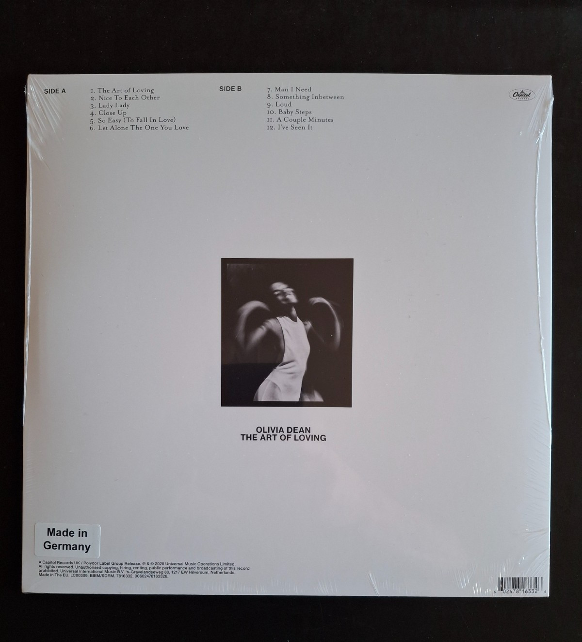 OLIVIA DEAN THE ART OF LOVING LP & SIGNED ART CARD..BRAND NEW SEALED