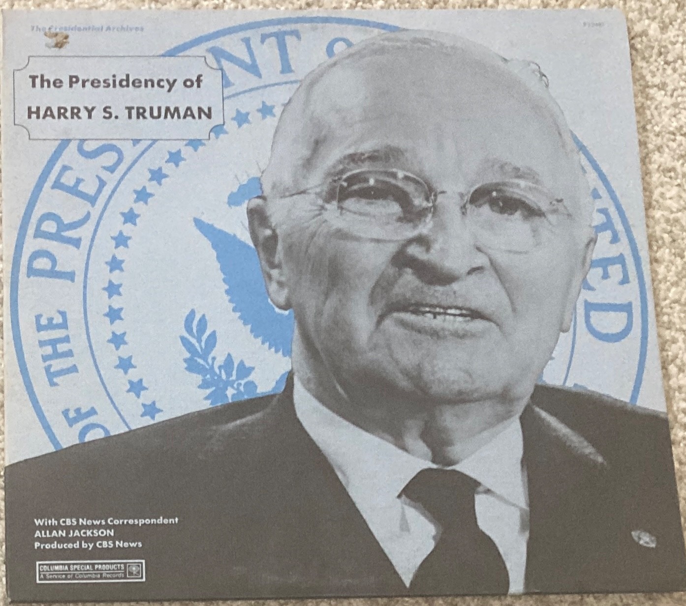 Vinyl LPs of American Political Figures: Kennedy, Nixon, Truman, Goldwater