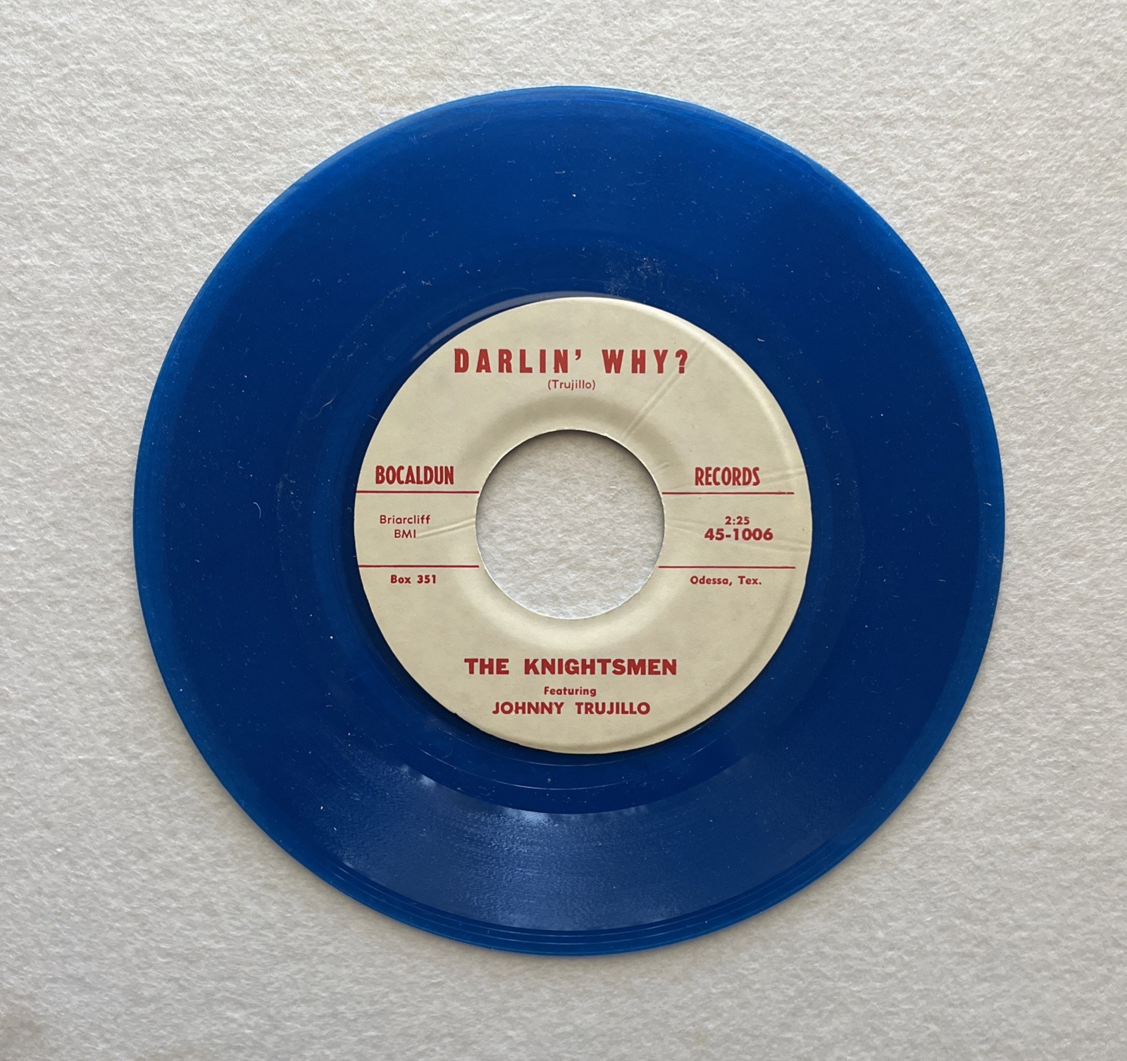 The Knightmen “Darling Why?” Chicano Soul Tejano Record