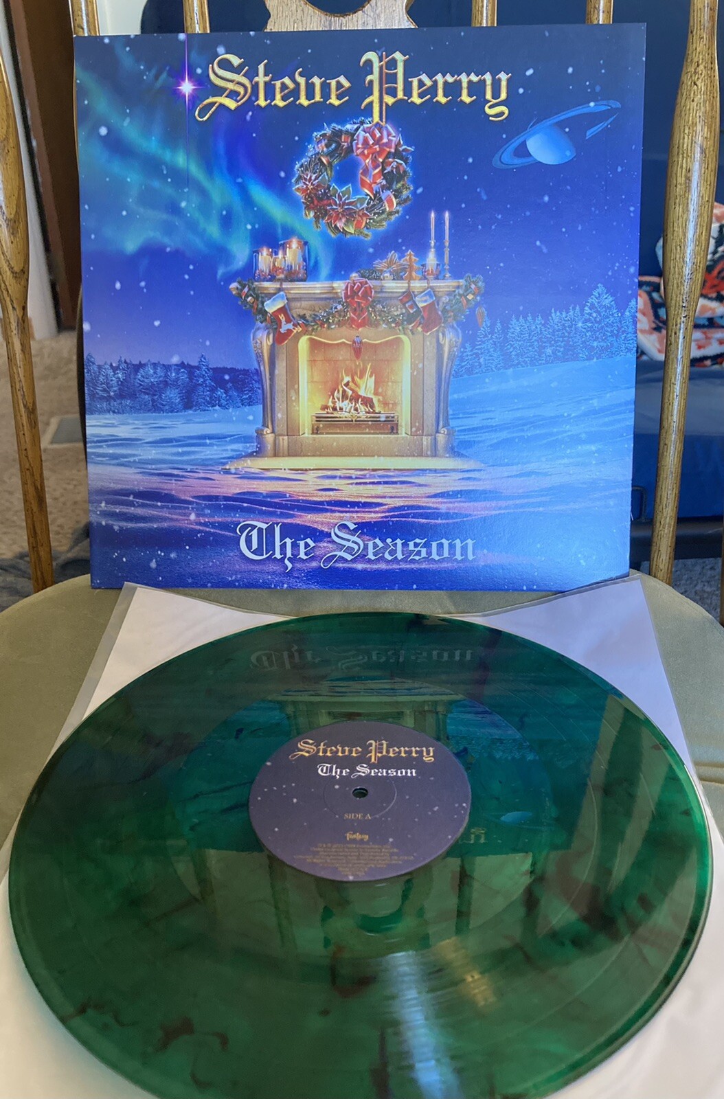 Steve Perry The Season Exclusive Green & Black Marble Colored Vinyl LP