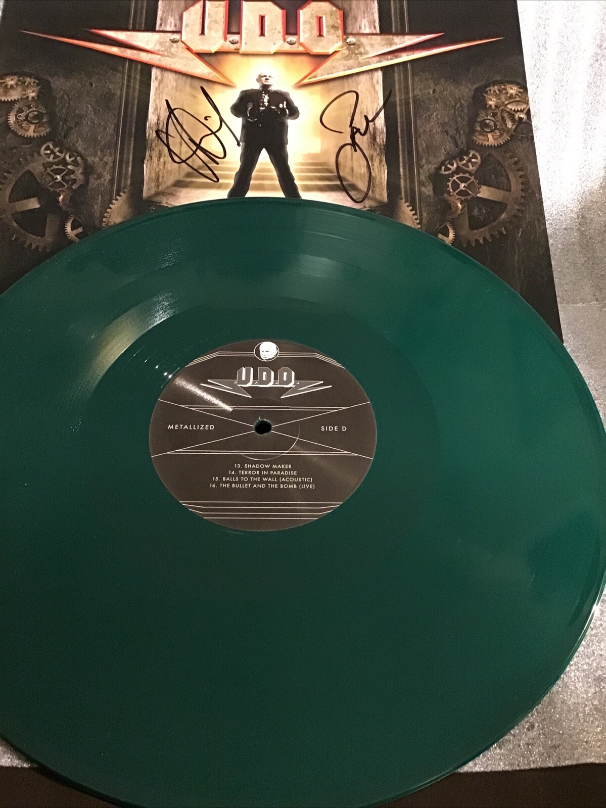 Vinyl Records – U.D.O.- Metallized- Limited Edition Dark Green,New,signed