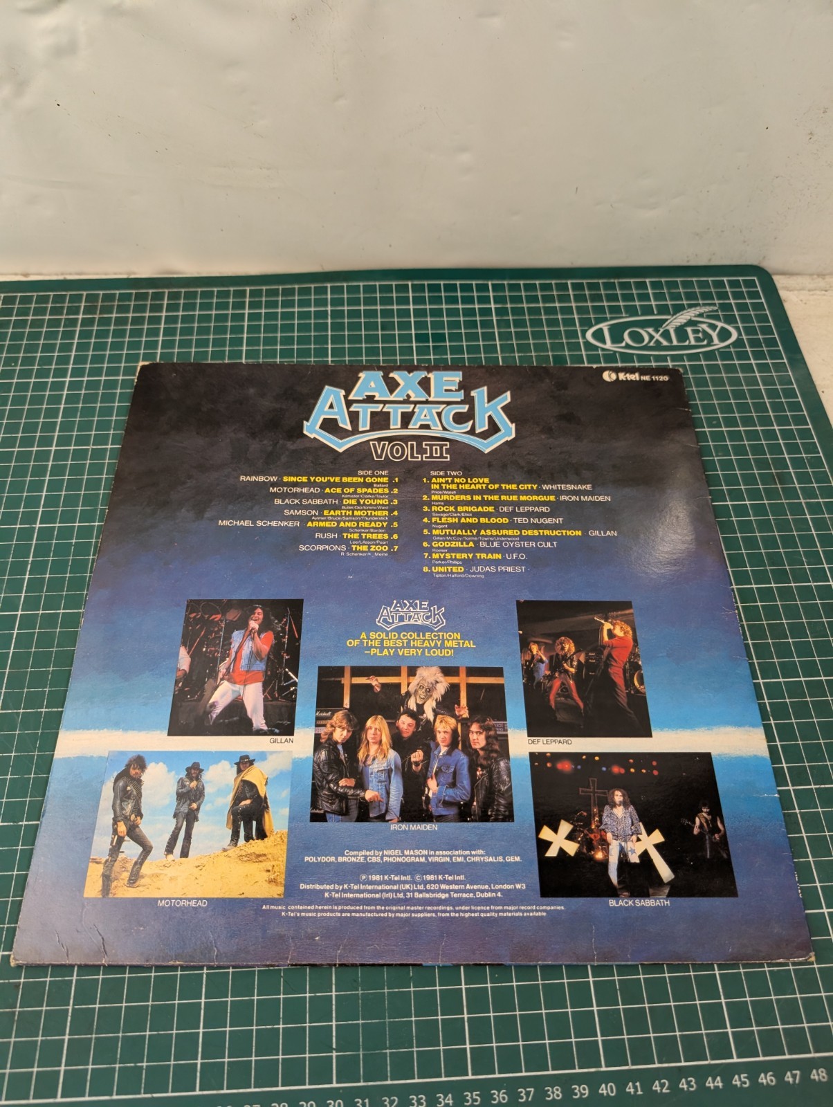 Vinyl Record Axe Attack Volume II K Tel NE 1120