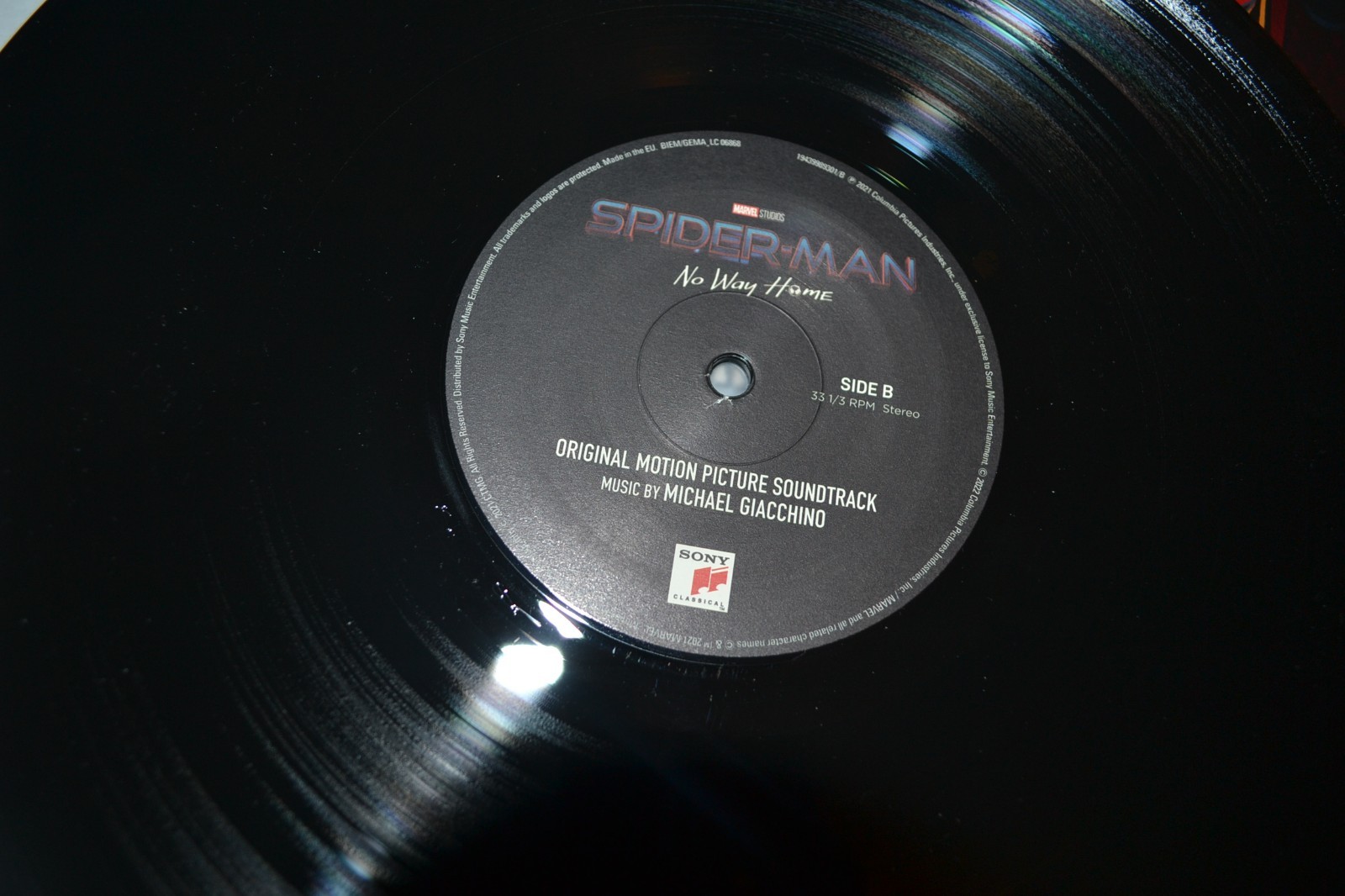 Vinyl 12 inch Record Album Movie Soundtrack Spider-Man No Way Home 2021