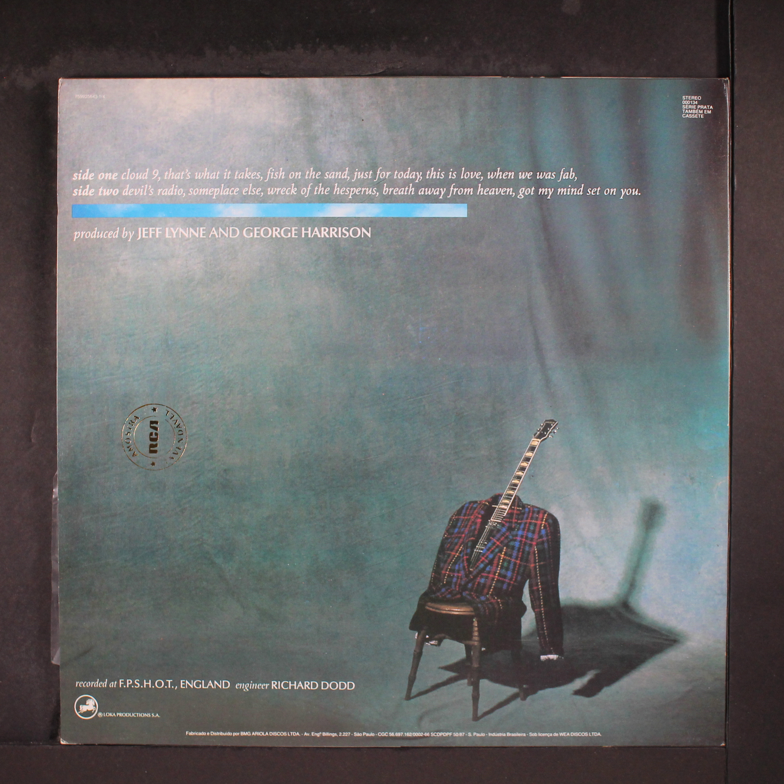 GEORGE HARRISON: cloud nine DARK HORSE 12″ LP 33 RPM Brazil