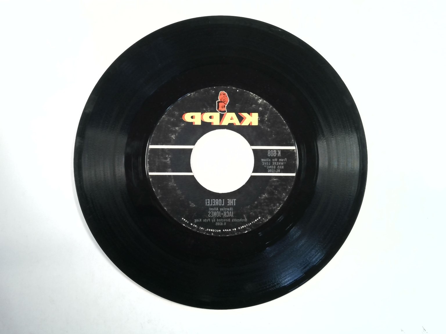 The Lorrells – Where Love Has Gone 7″ Single 1967 KAPP Soul Pop 45 RPM