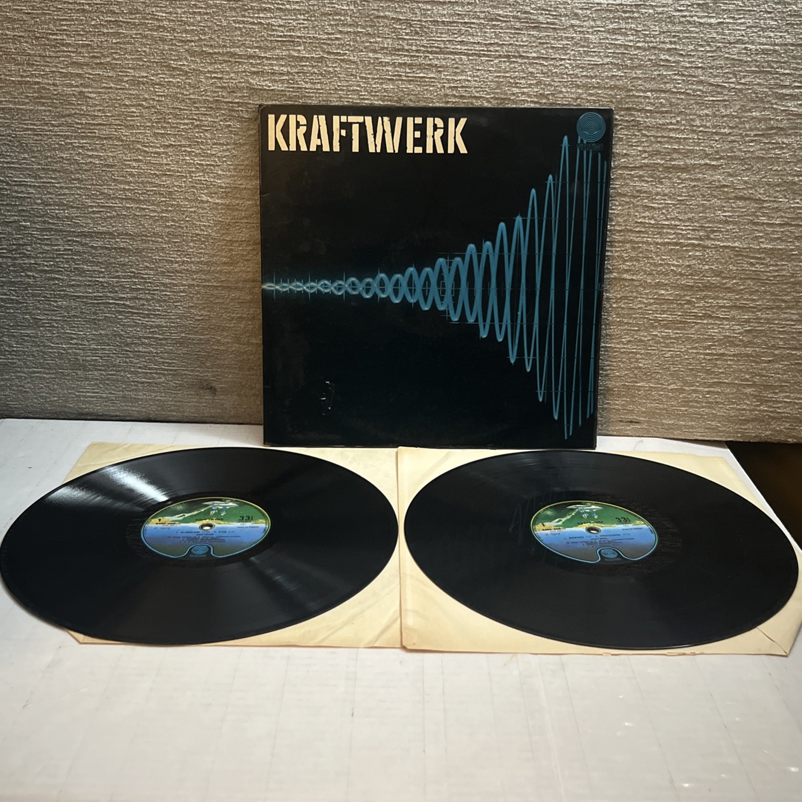 Kraftwerk 1972 Vinyl 2XLP Record Vertigo UK 6499 268 Electronic Rock 12″